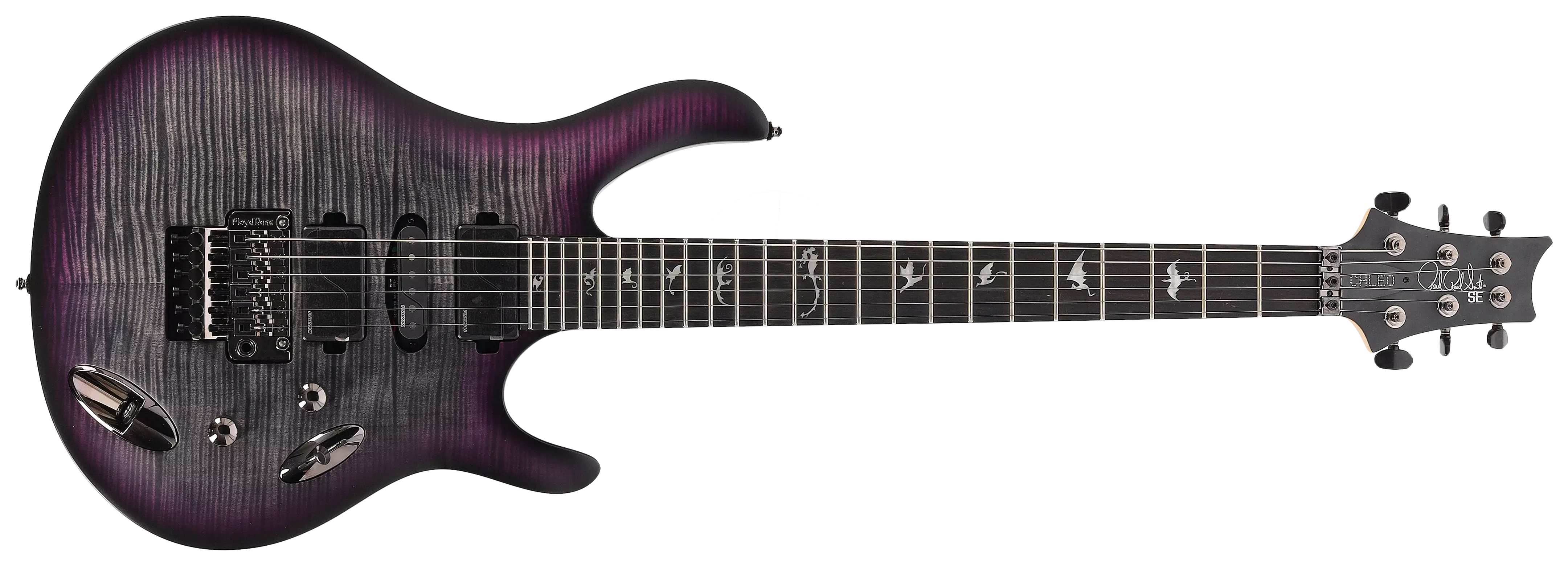 PRS SE Chleo Charcoal Purple Burst 1