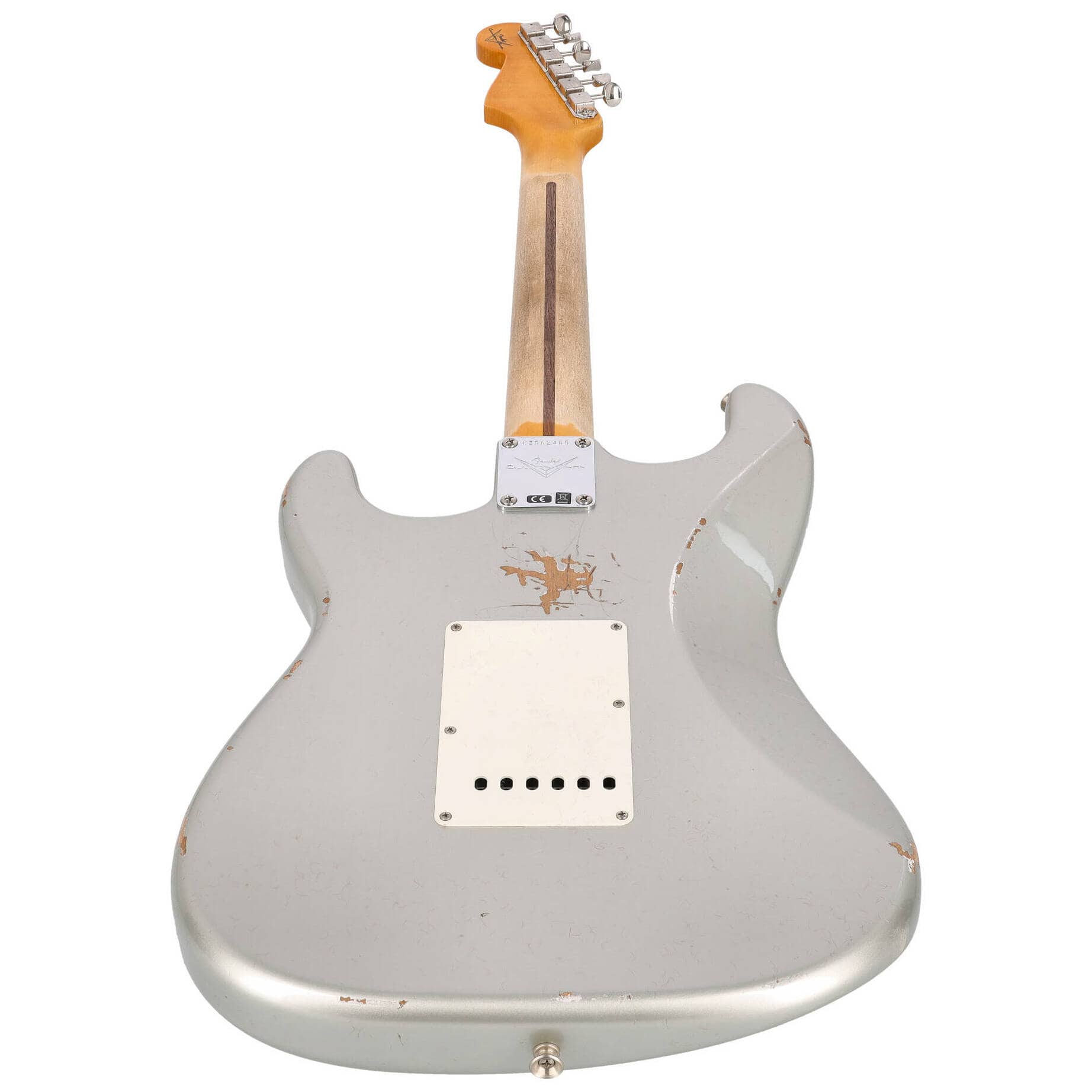 Fender Custom Shop 1963 Stratocaster Relic Aged Inca Silver Metallic 7