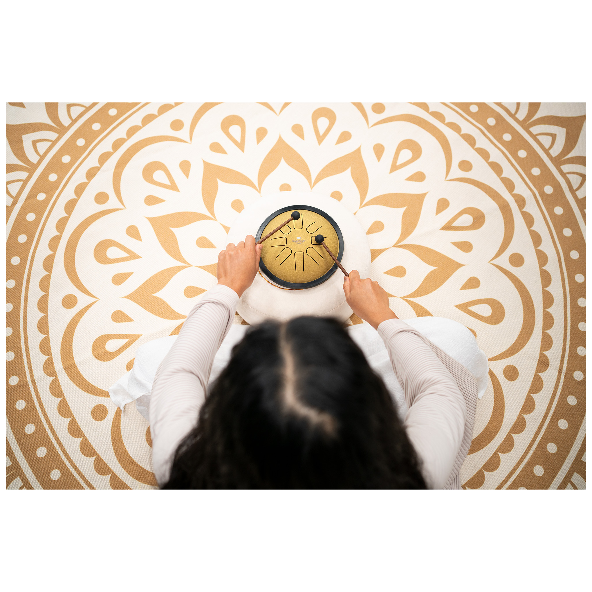 Meinl Sonic Energy SSTD3G - Small Steel Tongue Drum 7", C Minor, 8 Töne, Gold 8