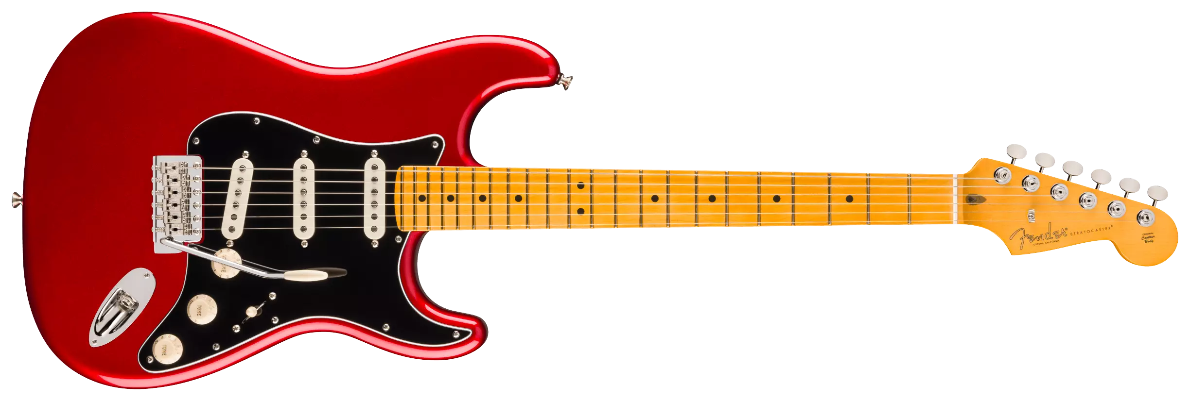 Fender LTD Pro Classic Silent Stratocaster MN Candy Apple Red 1
