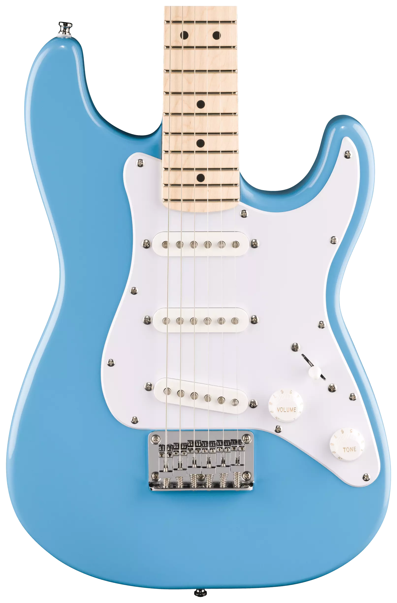Squier by Fender Mini Stratocaster MN WPG California Blue 3