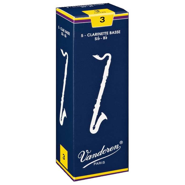 Vandoren Traditional 3,0 Bass-Klarinette 5er Pack