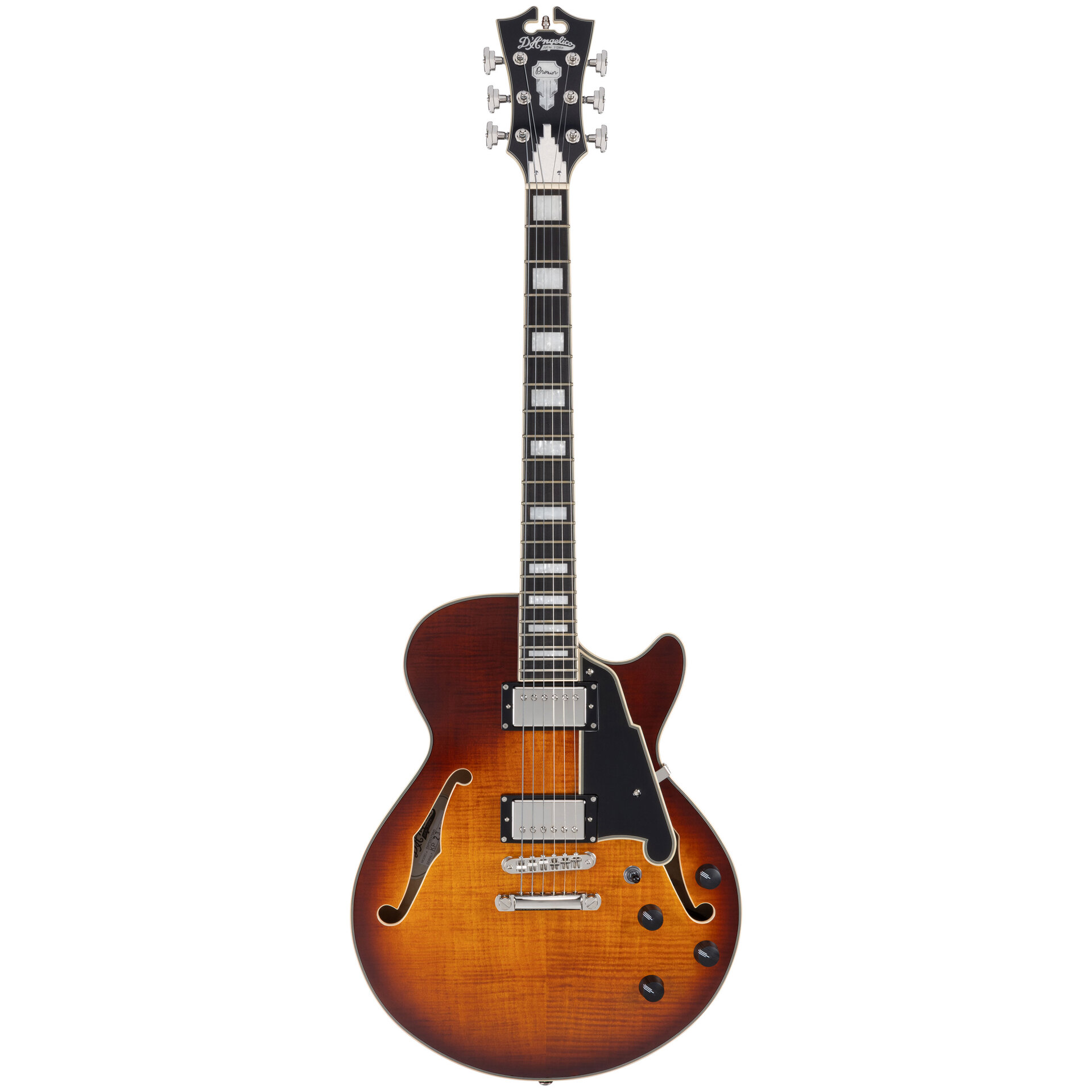 D’Angelico Guitars Premier SS Dark Iced Tea Burst
