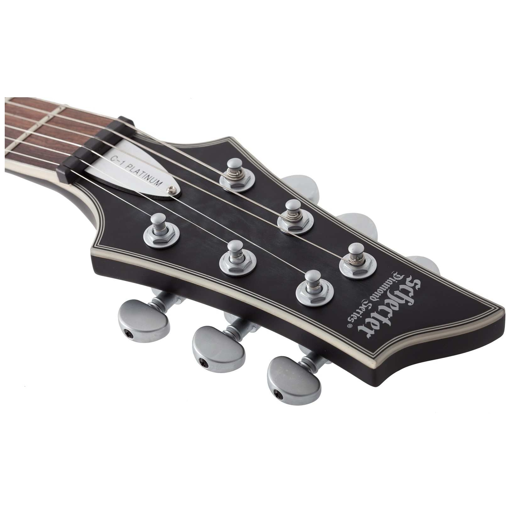 Schecter - Schecter Platinium C-1 See-Thru Black Satin - 4