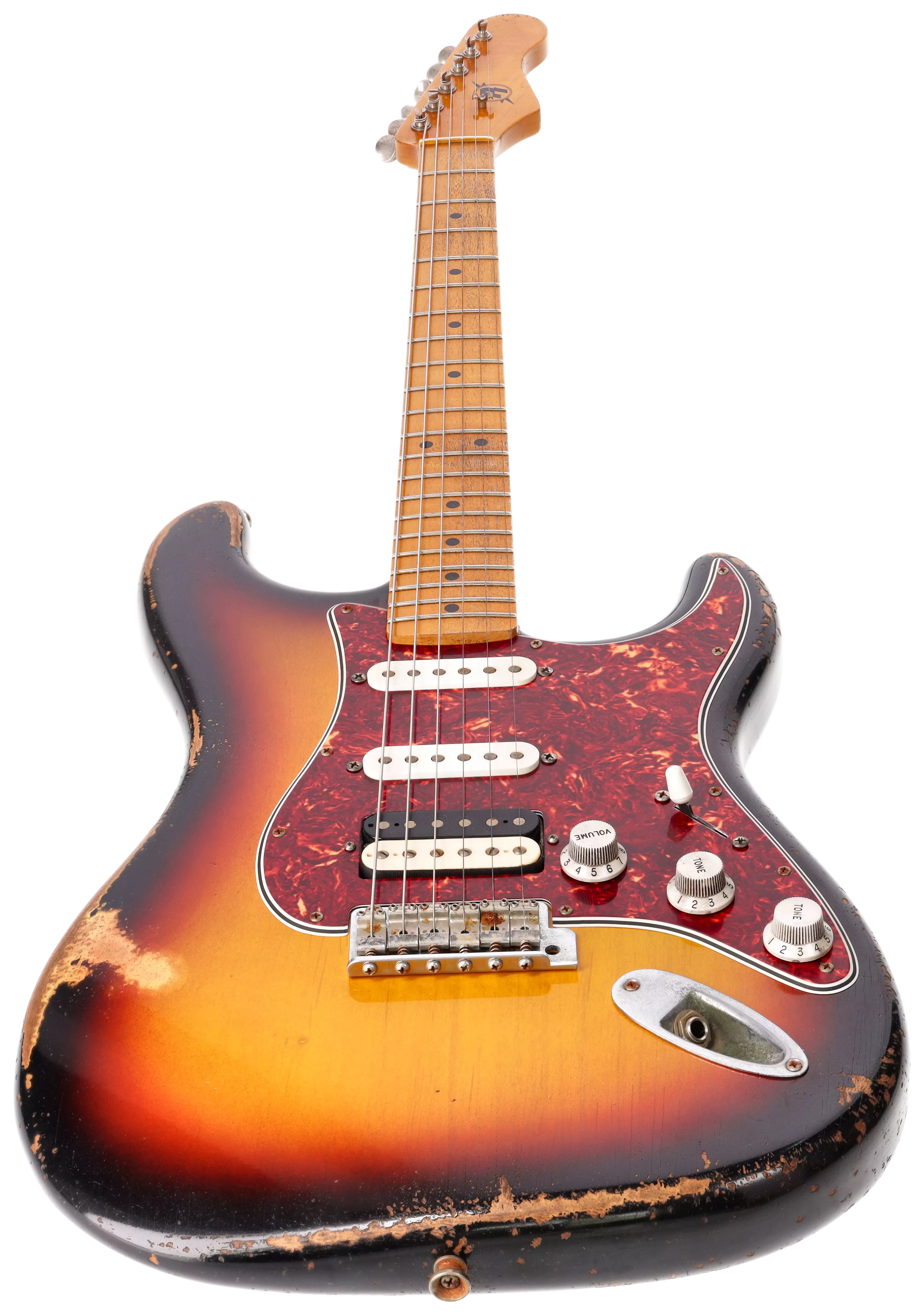 Rock N Roll Relics Blackmore Model HSS 3TS Heavy Aged #3 3