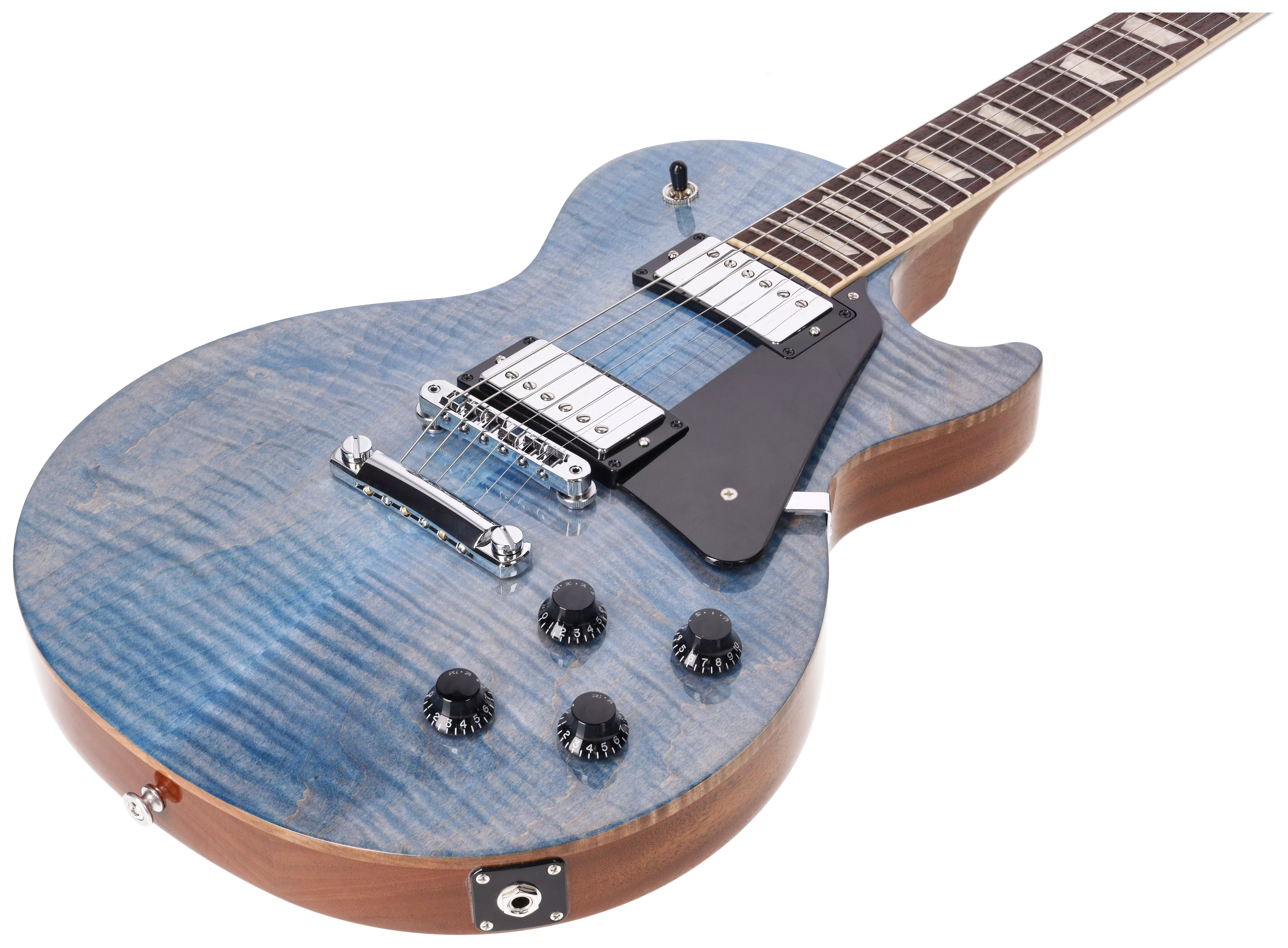 Gibson Les Paul Studio Figured Ocean Blue 4
