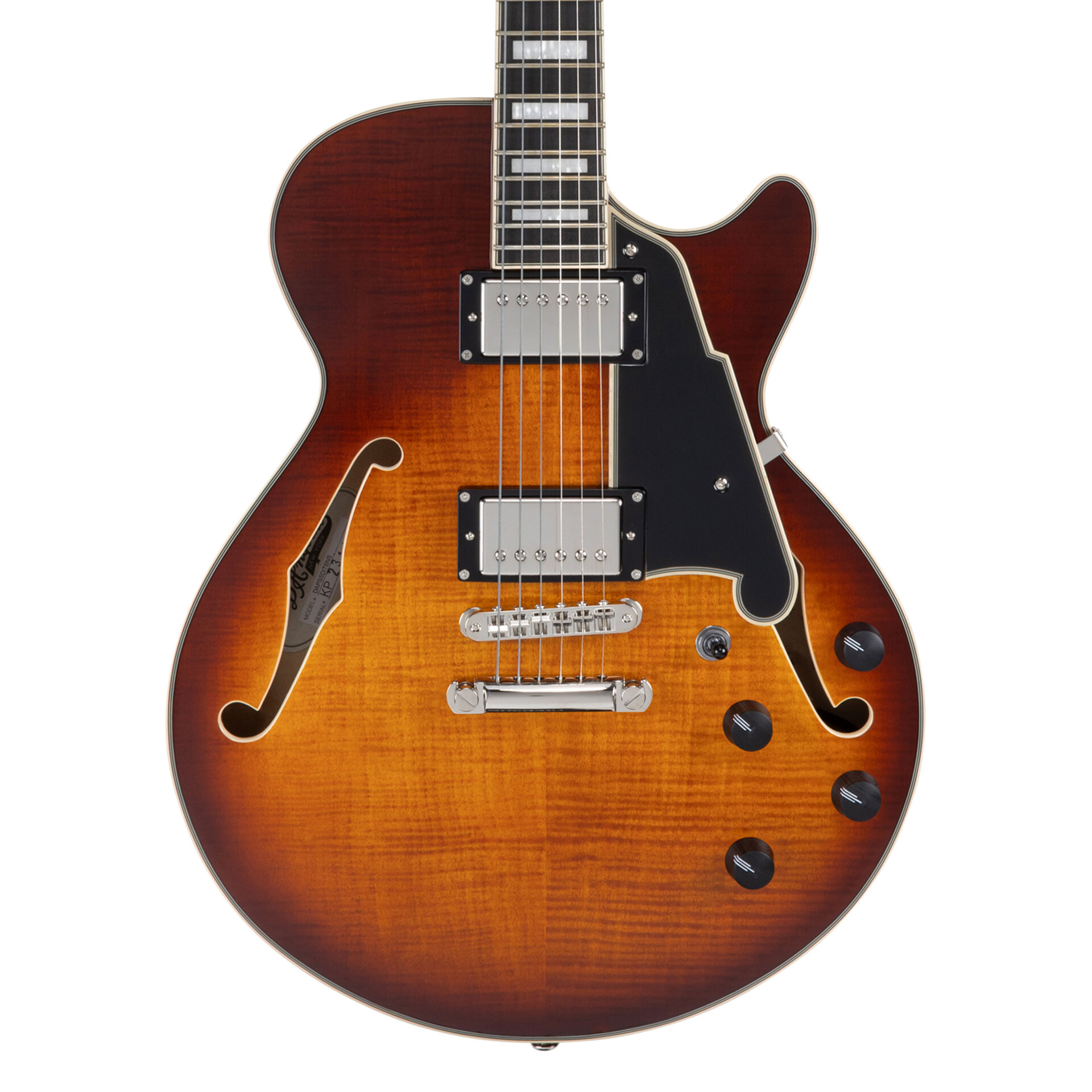 D’Angelico Guitars Premier SS Dark Iced Tea Burst 4