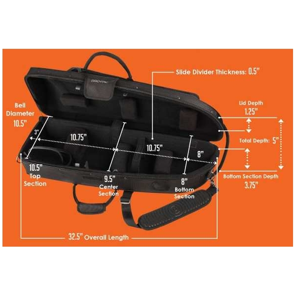 Protec - Protec IP-306 CT Posaunen-Koffer Schwarz - 2