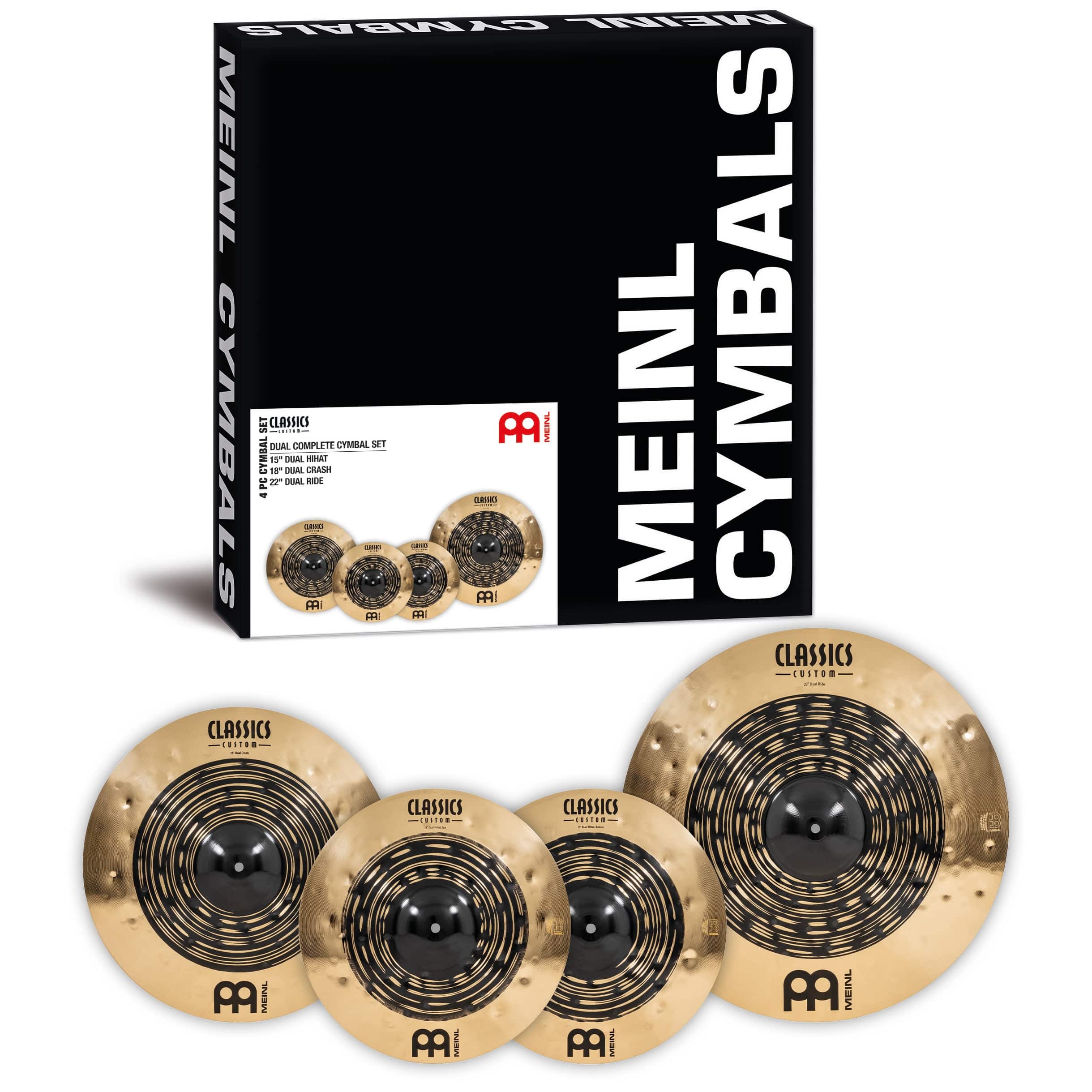 Meinl Cymbals CCDU-CS1 - Classics Custom Dual Complete Cymbal Set