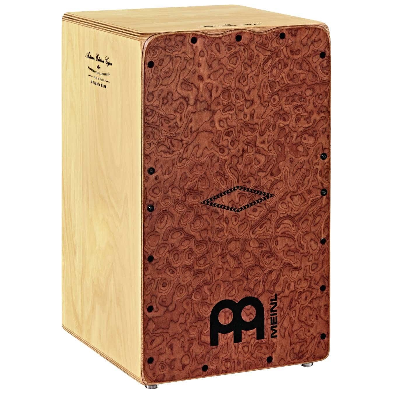 Meinl Percussion - Meinl Percussion AEBLLB - Artisan Edition Cajon Buleria Line, Lava-Burl
