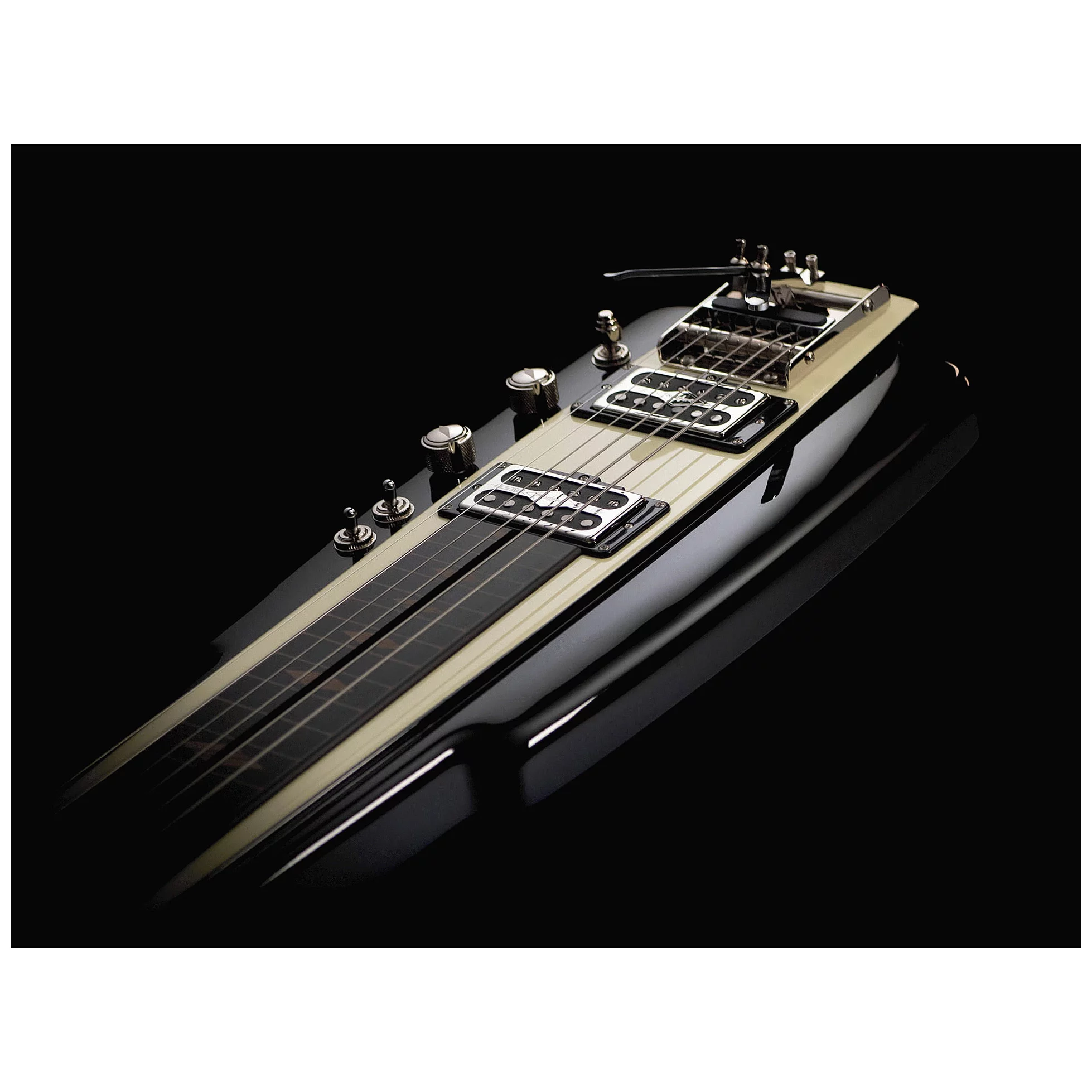 Duesenberg Fairytale SplitKing Ivory & Black 4