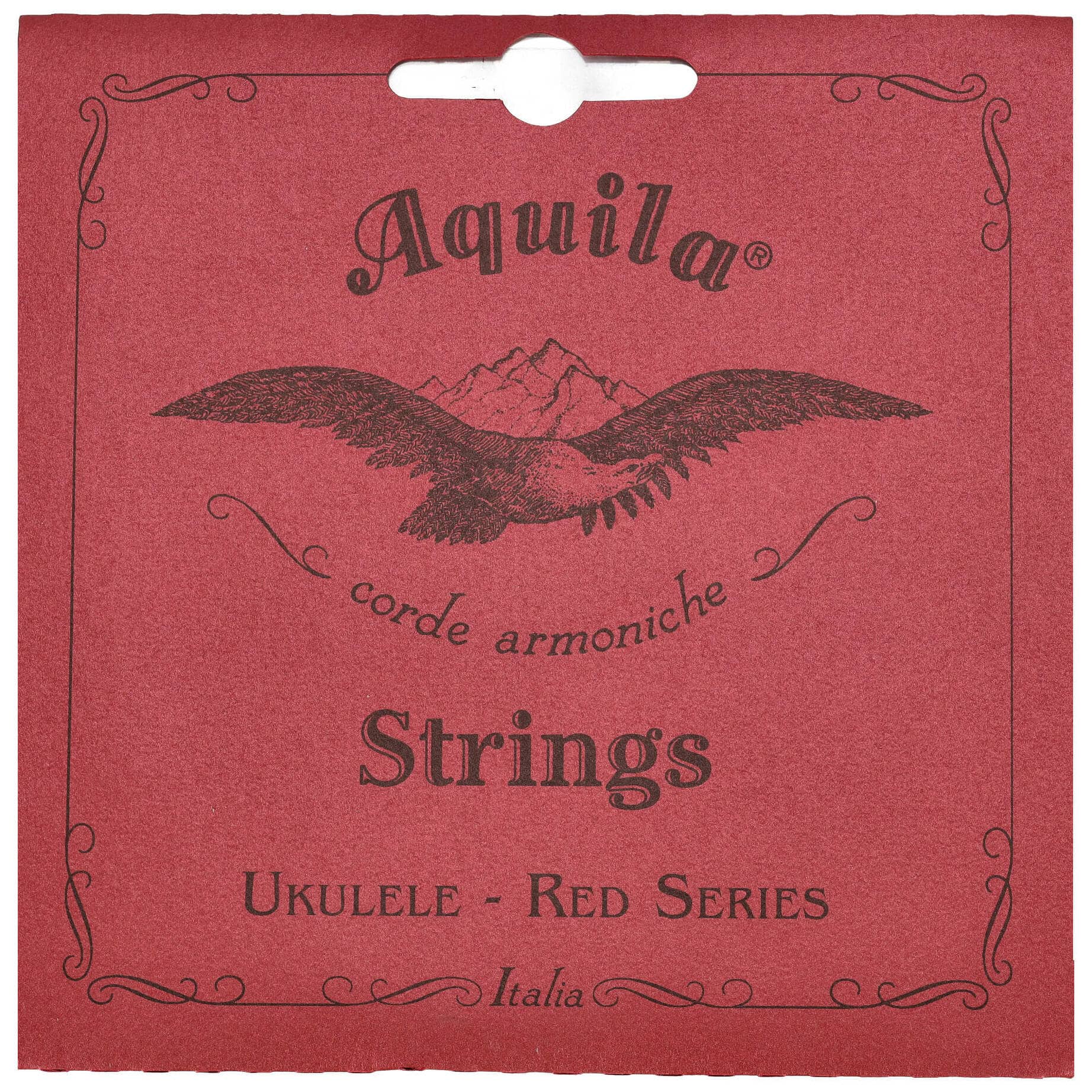 Aquila Corde Armoniche Ukulelen Strings - 85U - Red Series Konzert Set
