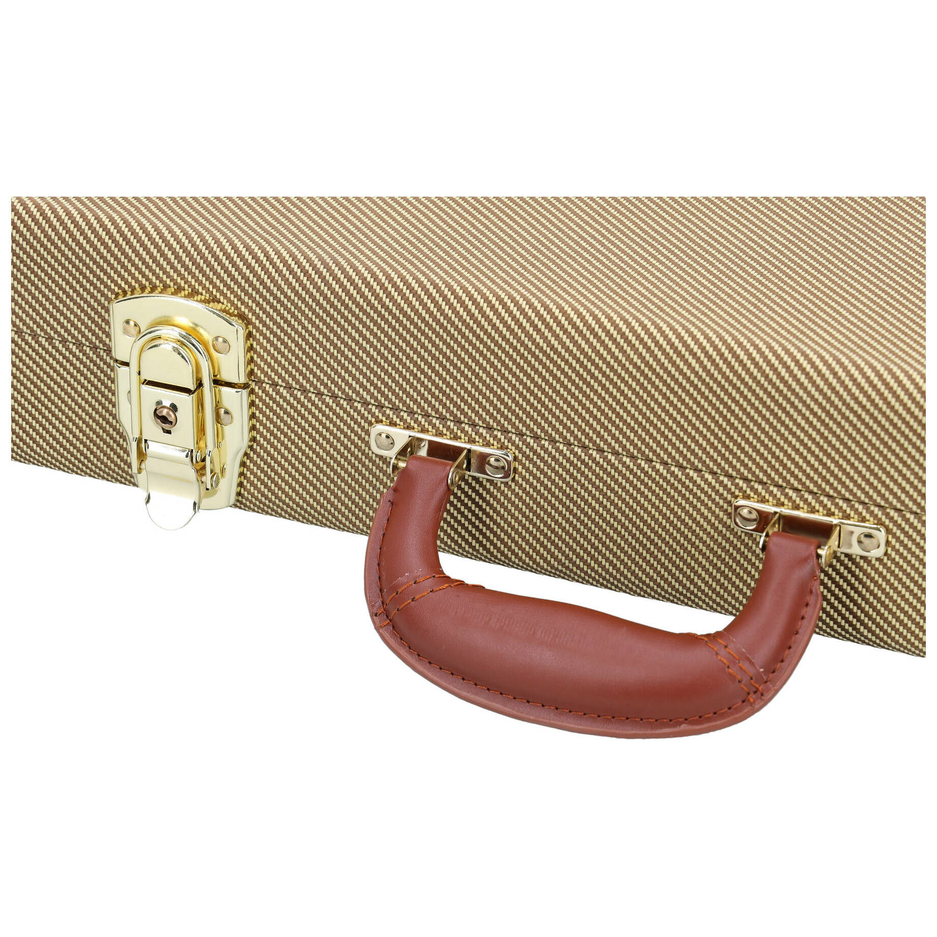 Chicago Classic E-Bass Koffer Tweed Yellow 4