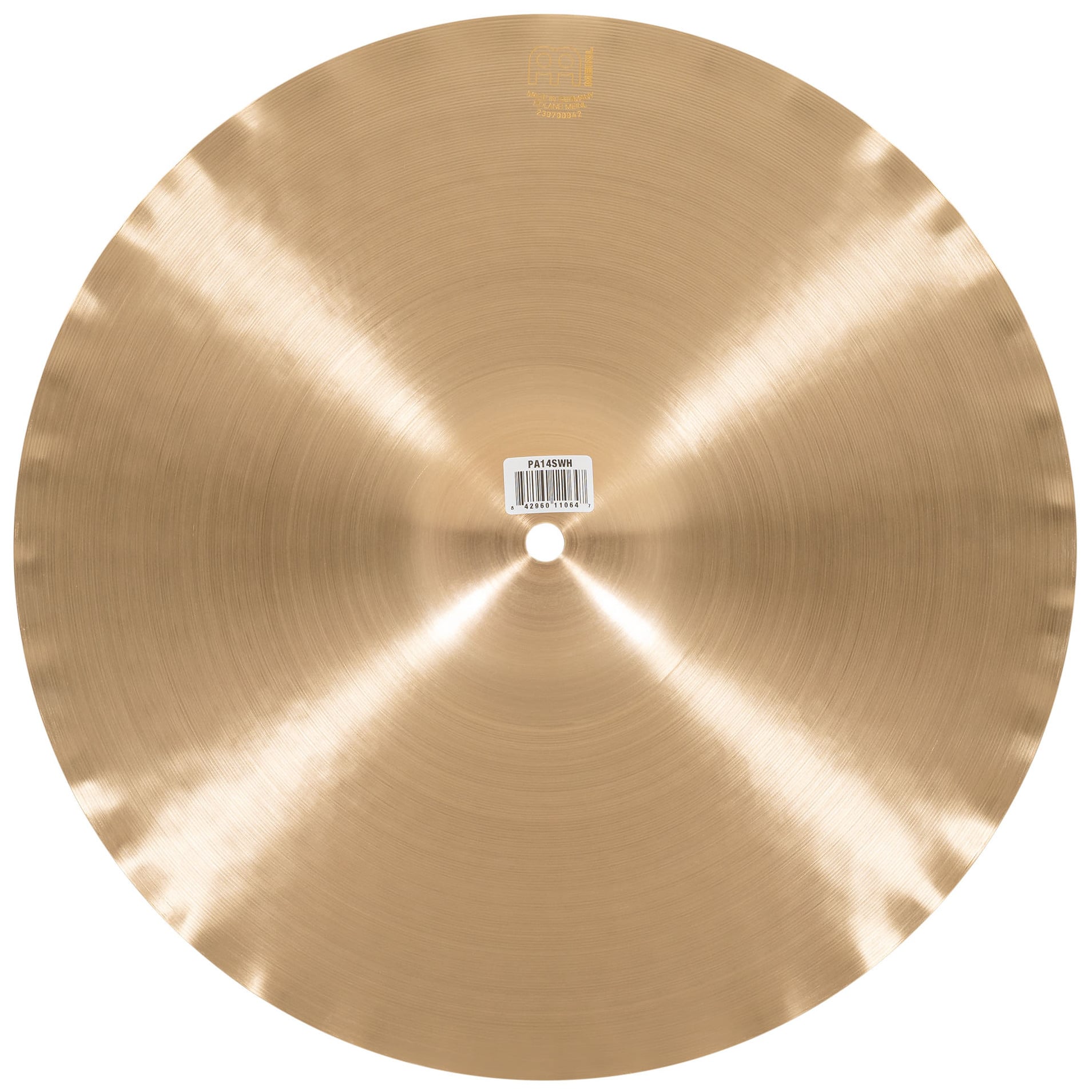 Meinl Cymbals PA14SWH - 14" Pure Alloy Soundwave Hihat 12