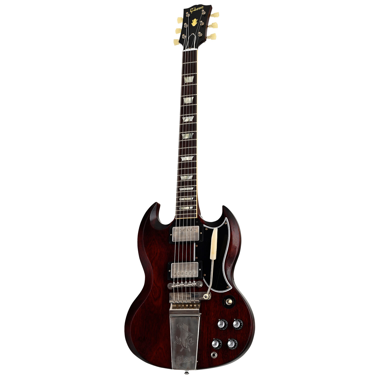 Gibson 1964 SG Standard Reissue Maestro Ultra Light Aged Cherry Red Murphy Lab