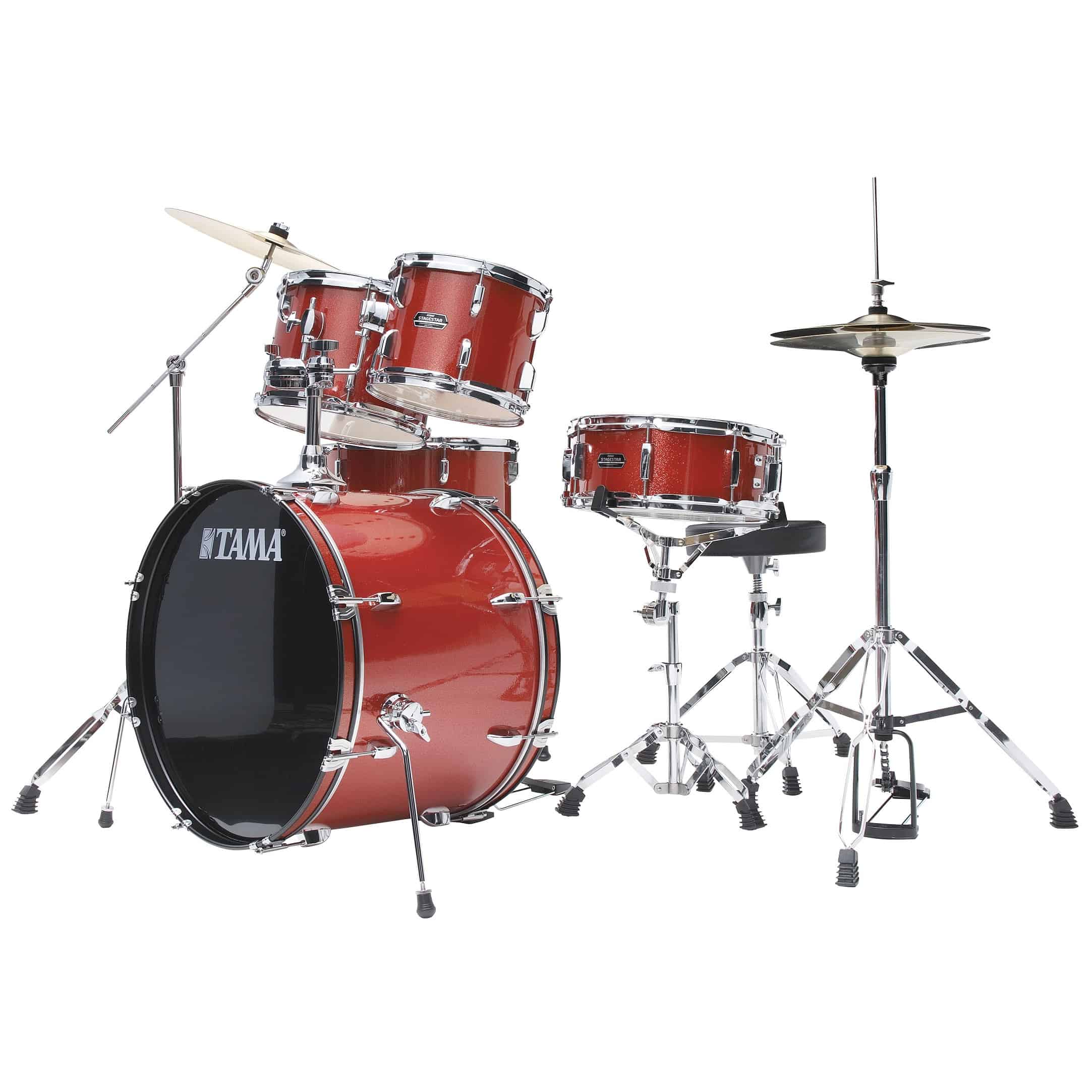 Tama ST52H5-CDS - Stagestar 5-tlg. Drumset m. 22" BD - Candy Red Sparkle 6