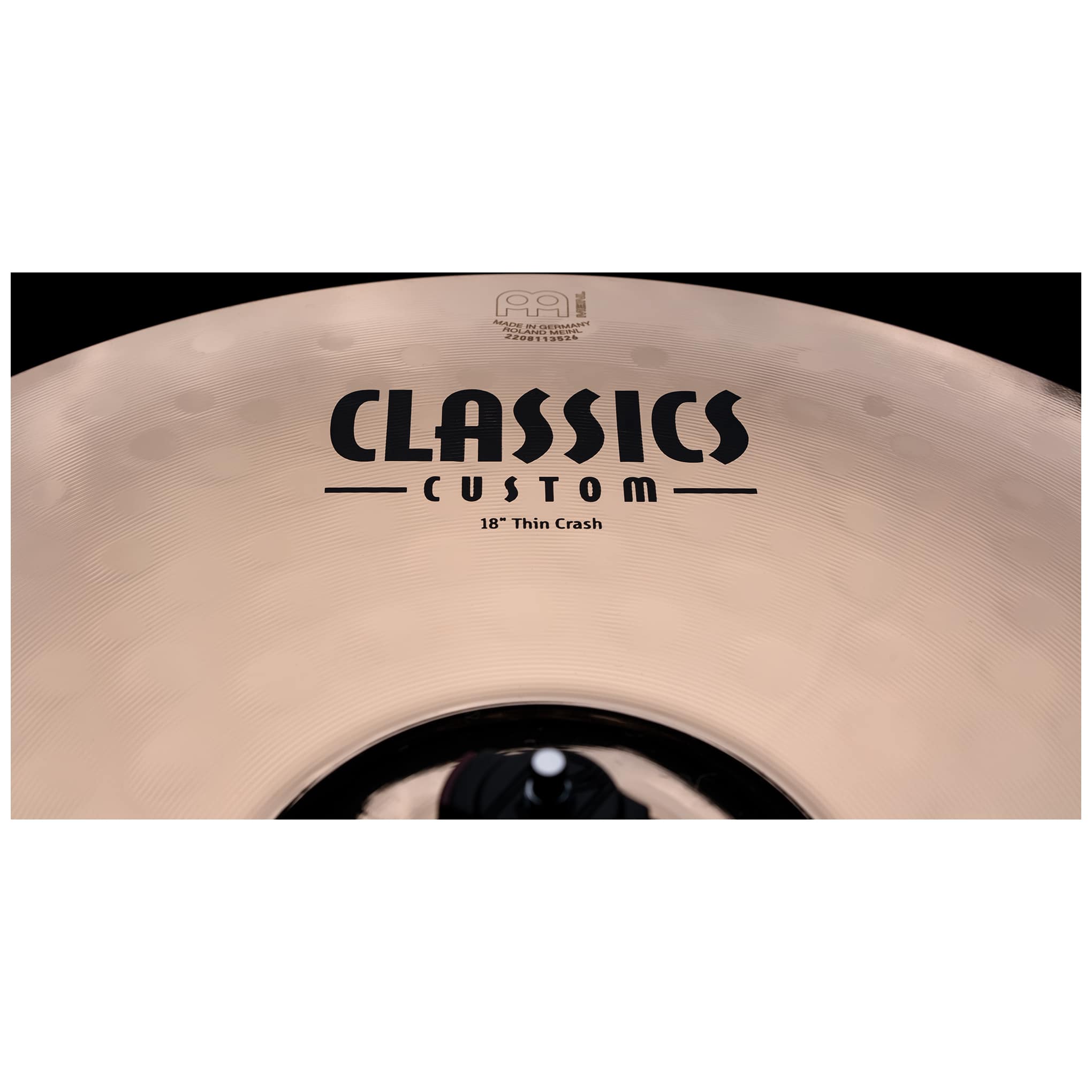 Meinl Cymbals CC18TC-B - 18" Classics Custom Brilliant Thin Crash 6