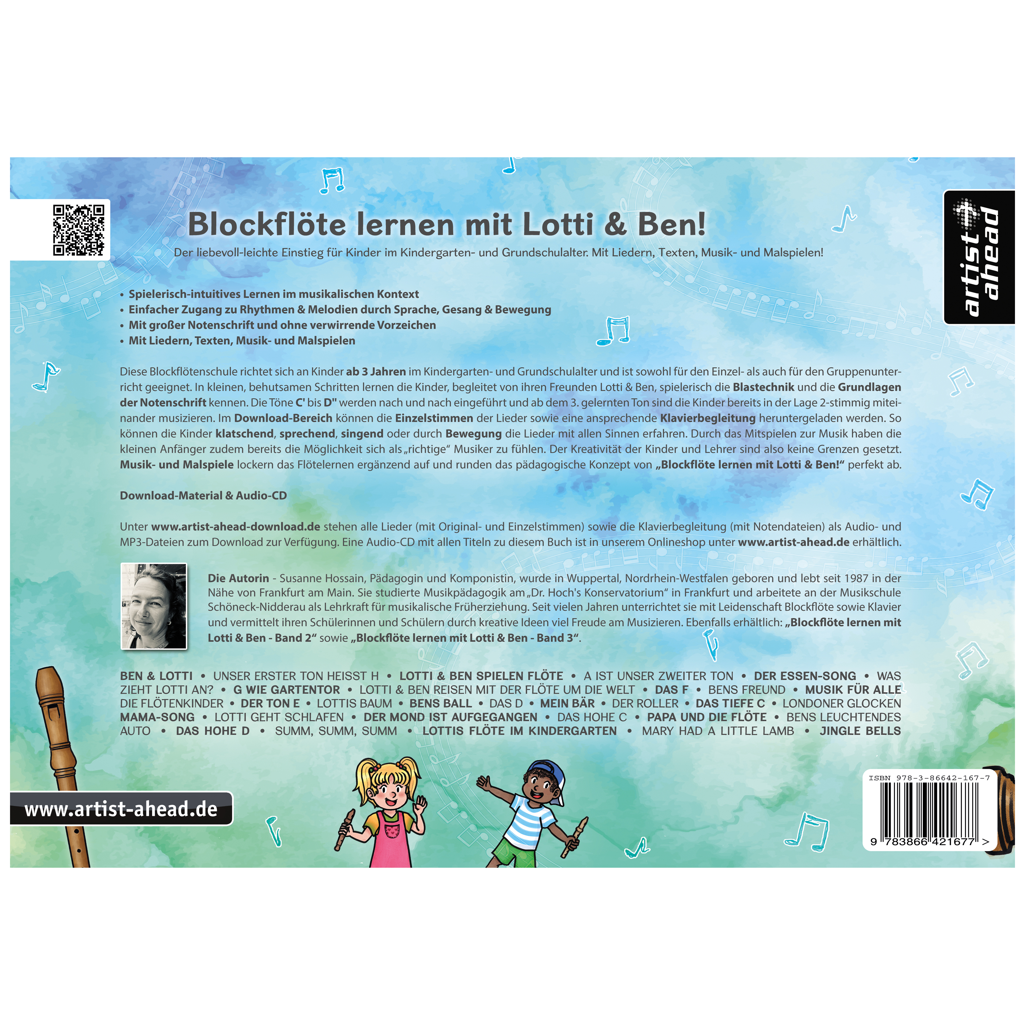 Artist Ahead Blockflöte lernen mit Lotti & Ben! - Susanne Hossa in 1