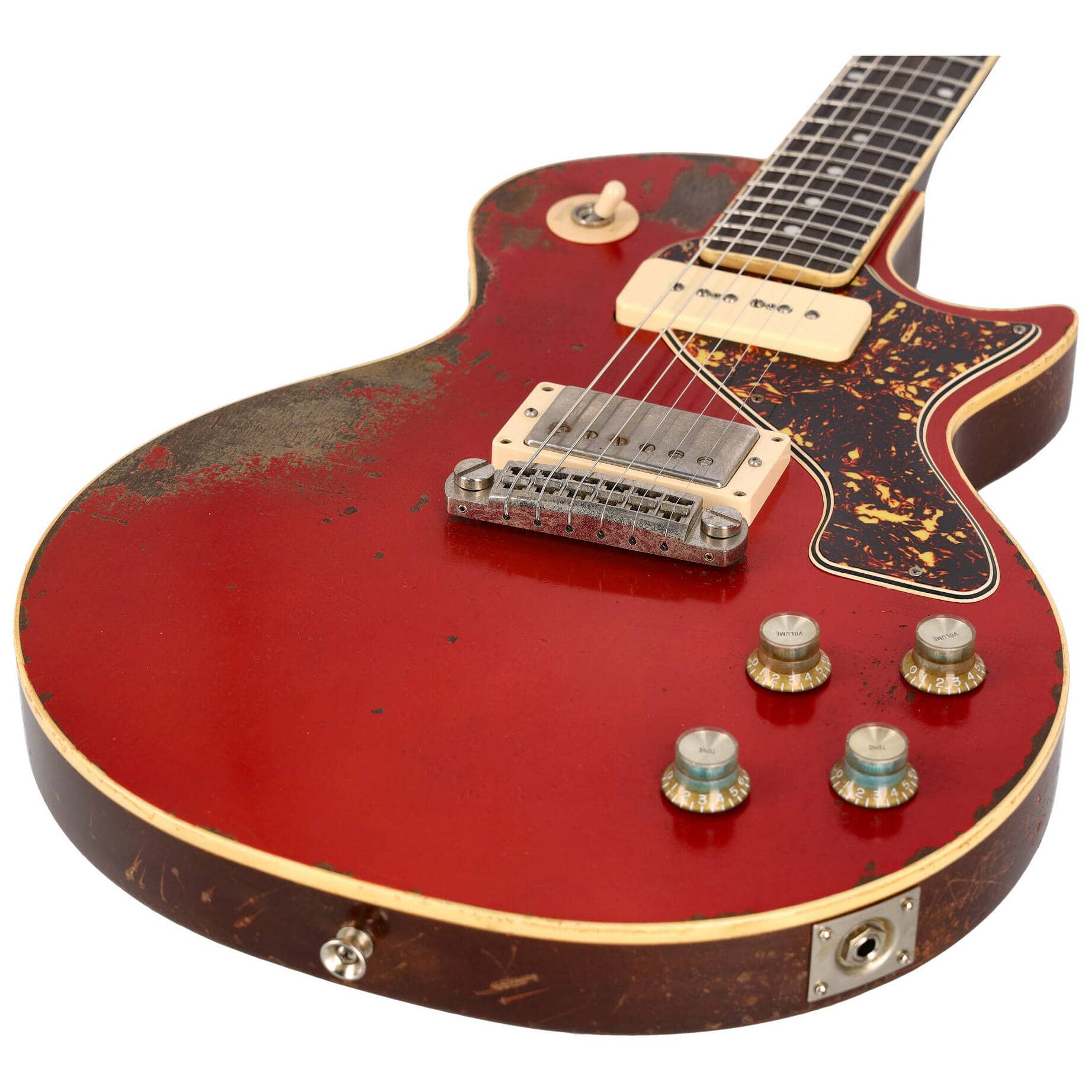 Rock N Roll Relics Thunders II SC Candy Apple Red Heavy Aged 2