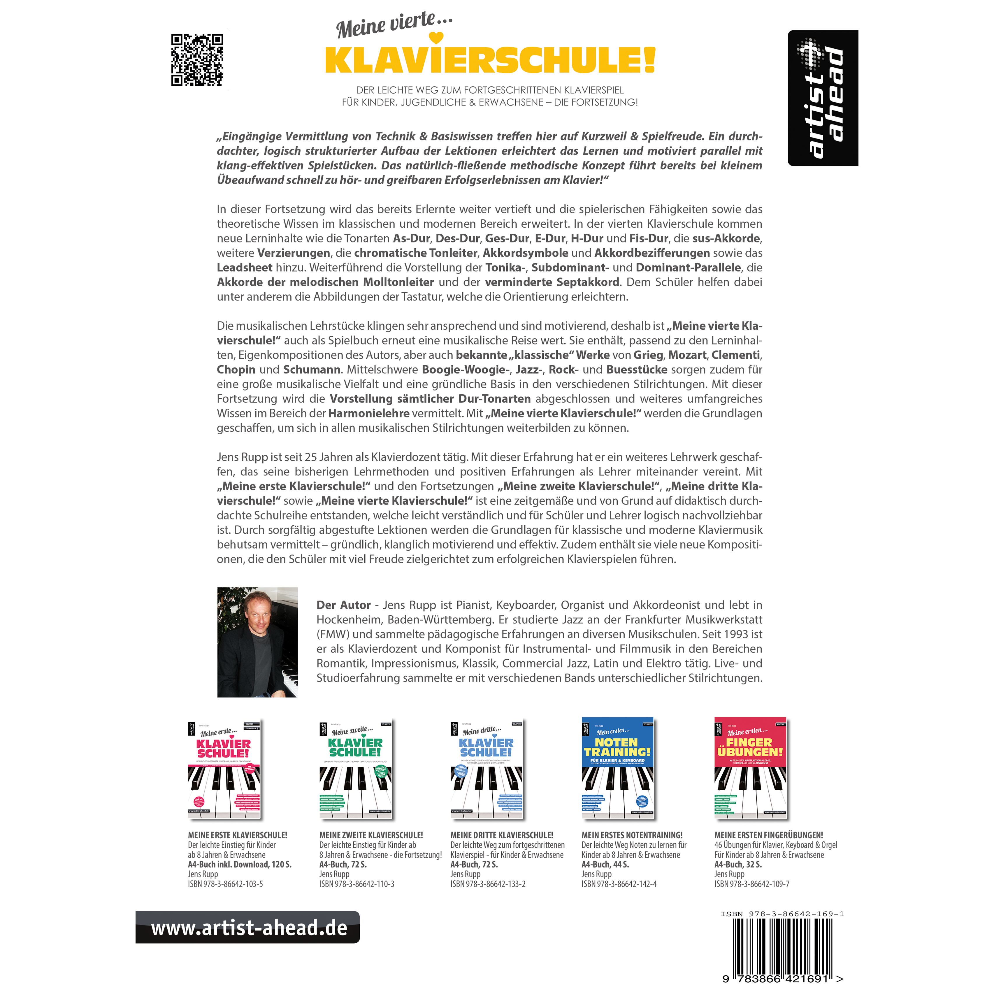 Artist Ahead Meine vierte Klavierschule! - Jens Rupp 1