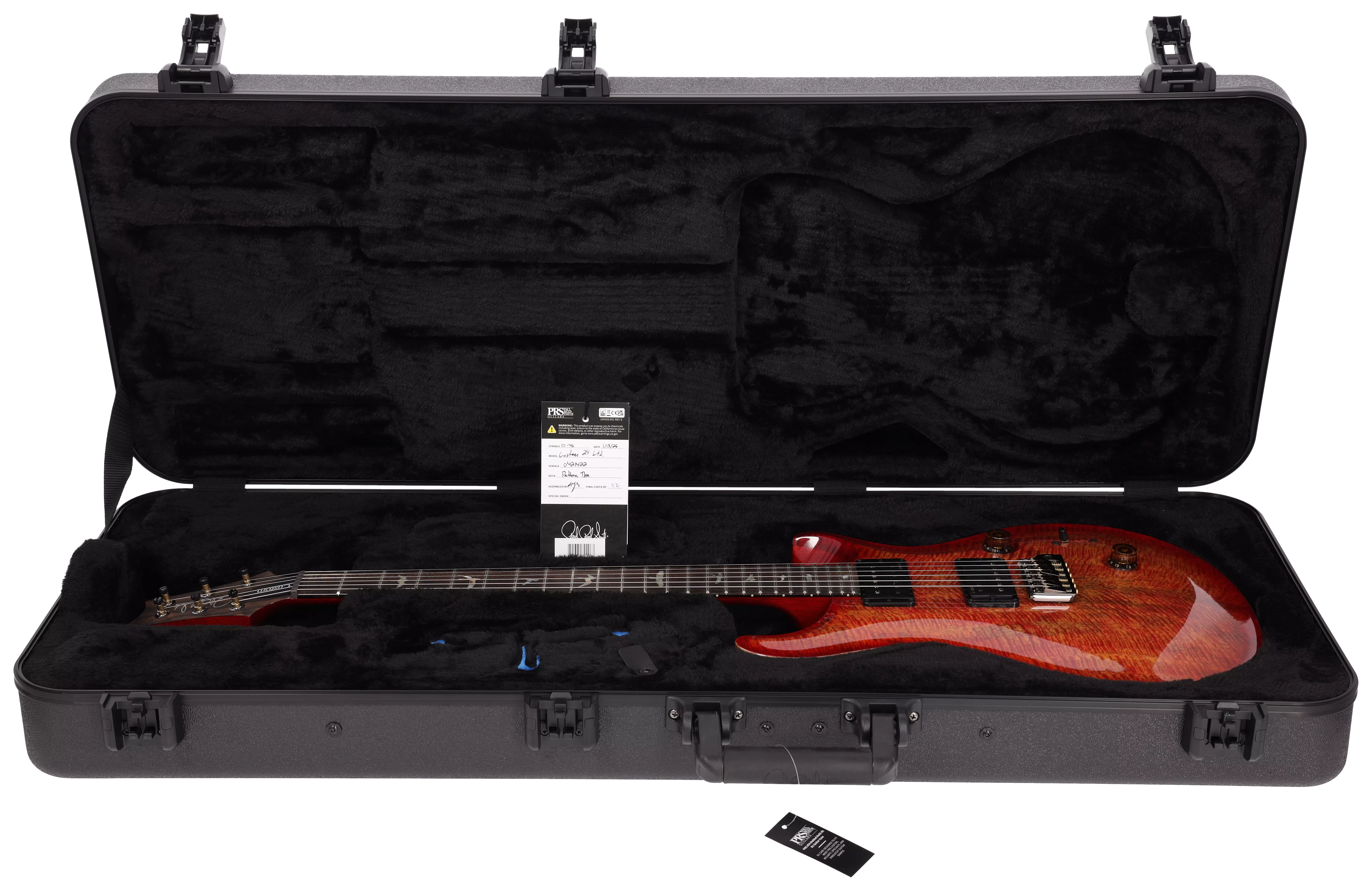 PRS LTD Custom 24 Mango Blood Orange 17