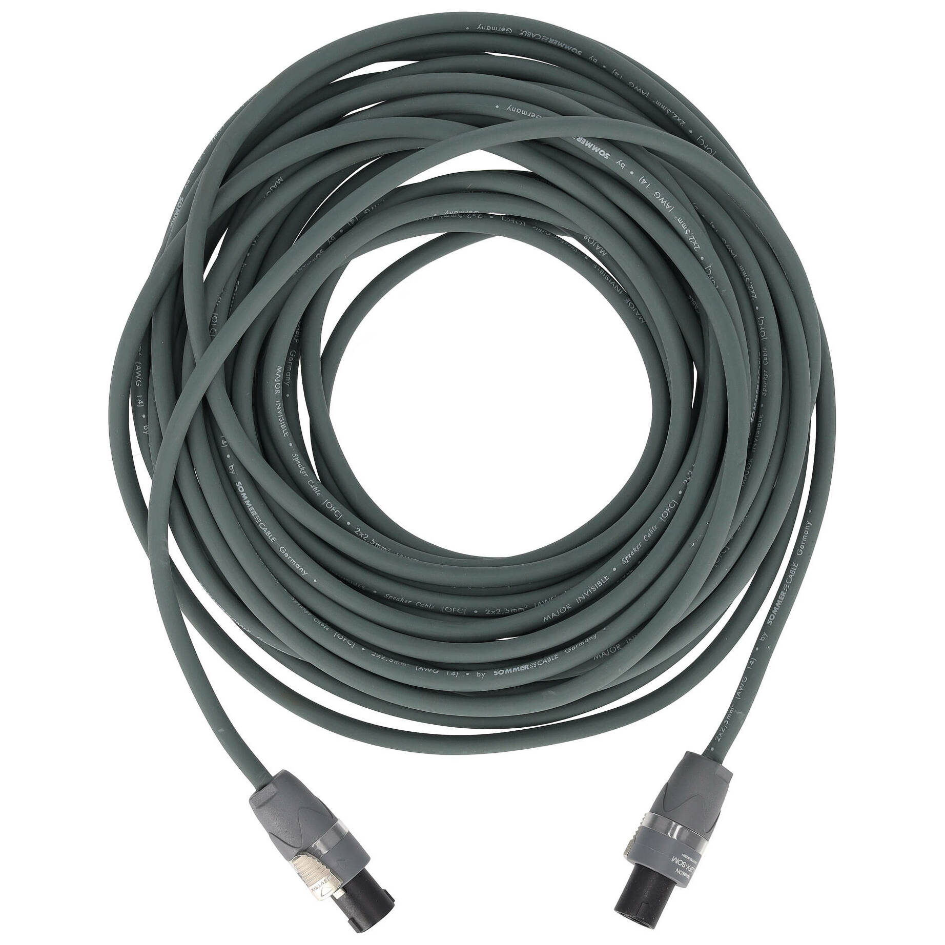 Sommer Cable IM25-225-1500 Major Invisible Speakon - Speakon 15 Meter