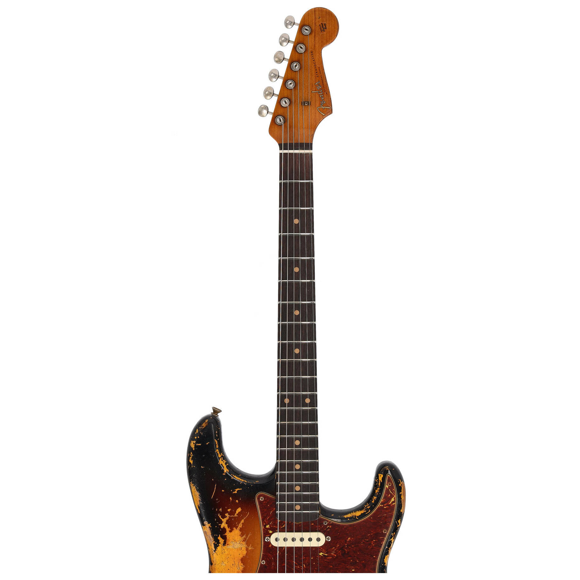 Fender Custom Shop 1961 Stratocaster Roasted Super Heavy Relic Aged 3 Color Sunburst 5