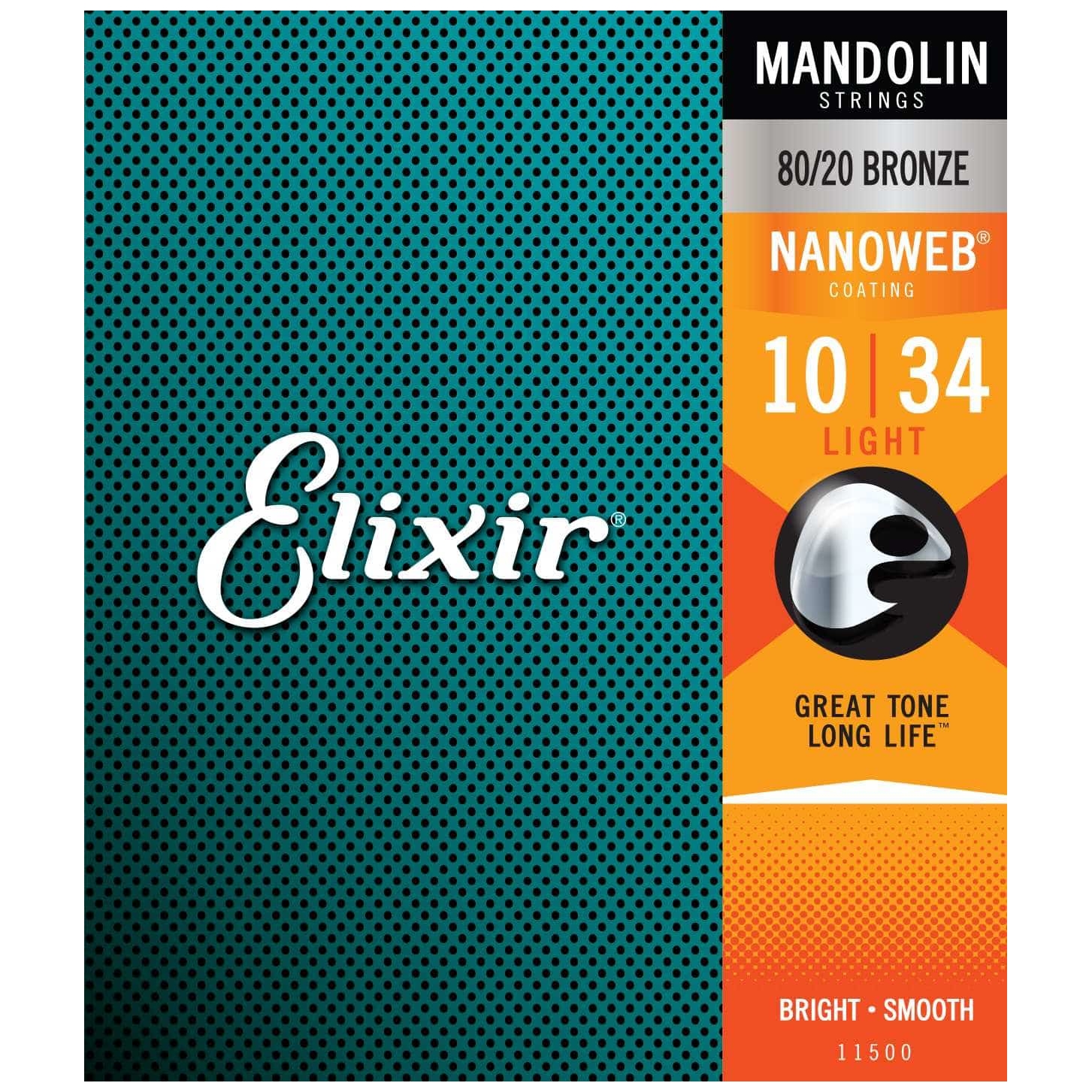 Elixir 11500 Light Mandoline-Saiten | 010-044