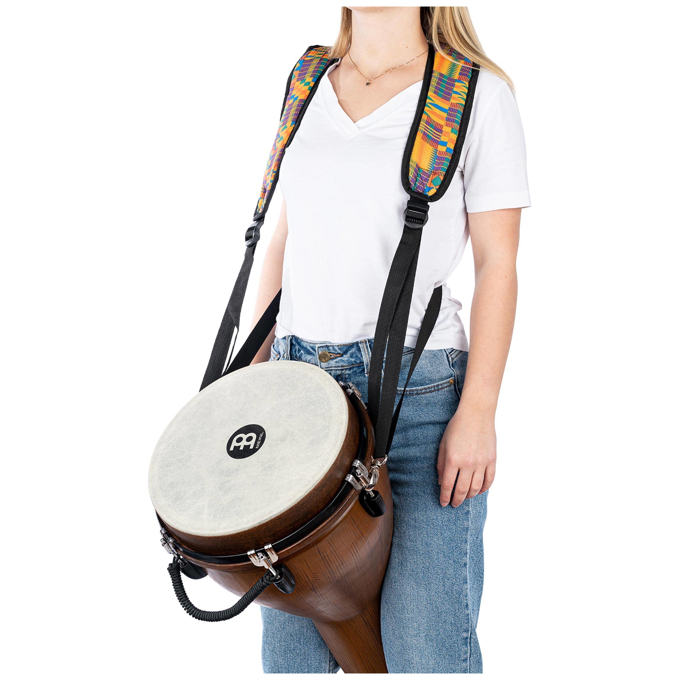 Meinl Percussion - Meinl Percussion MDJS1KQ Designer Djembe Strap, Kenyan Quilt - 2