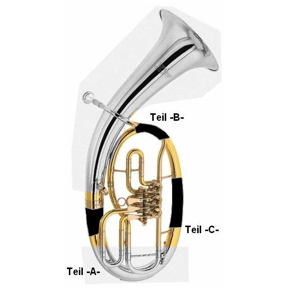 Arnolds Sons - Arnolds Sons Handschutz für Tenorhorn Teil A Leder - 1
