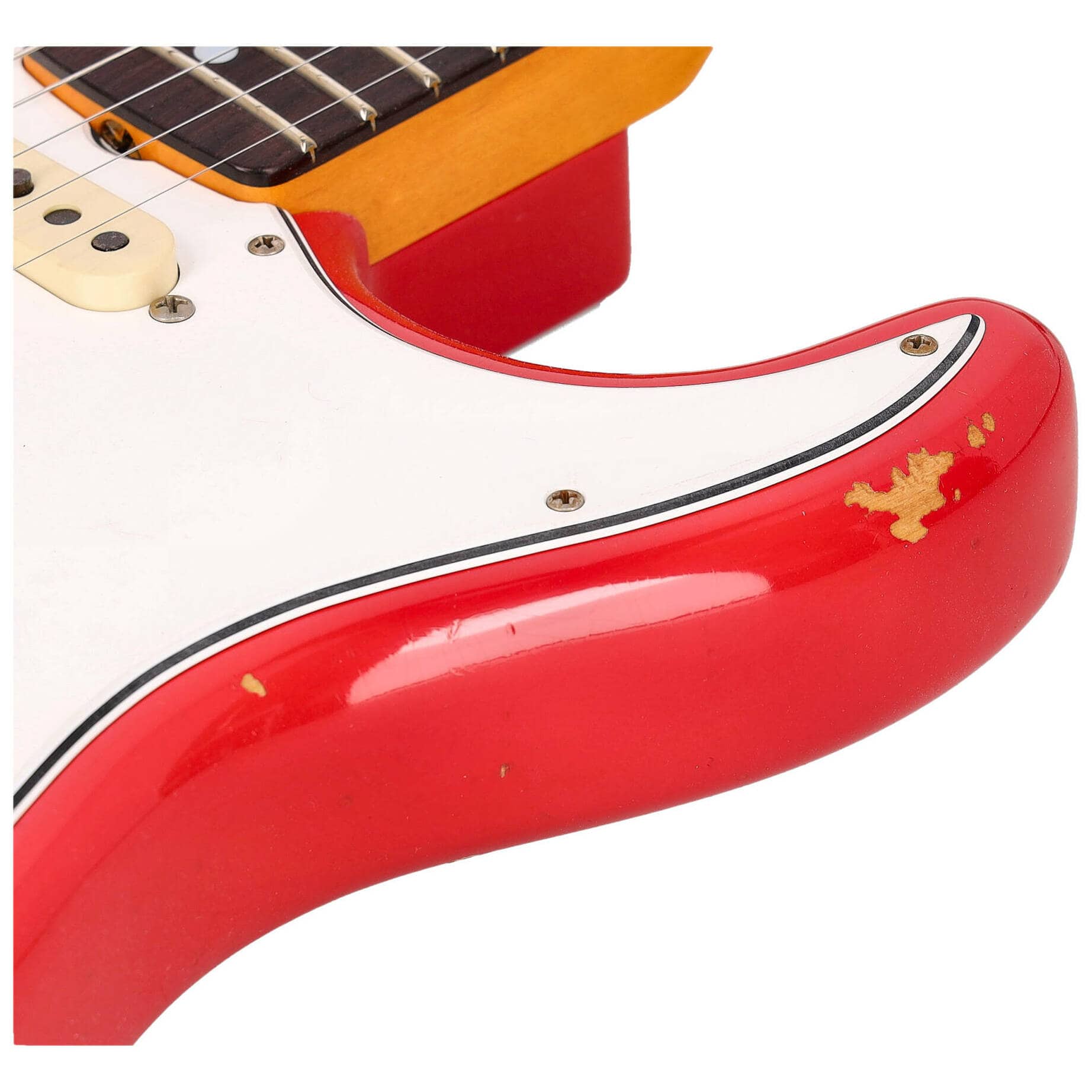 Fender LTD Custom Shop Late 64 Stratocaster Relic Aged Fiesta Red 11