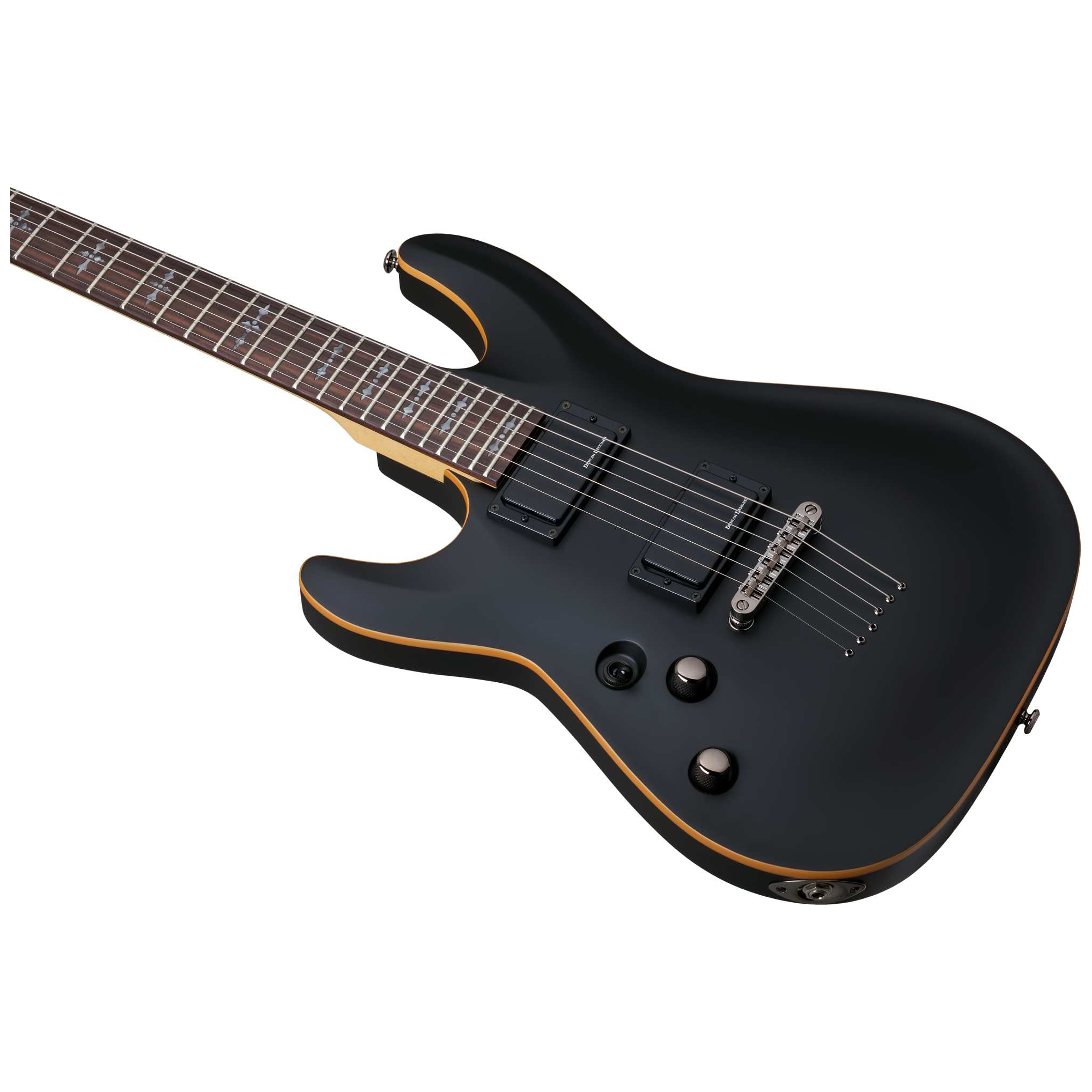 Image of Schecter demon 6 lh satin black 10025944 1
