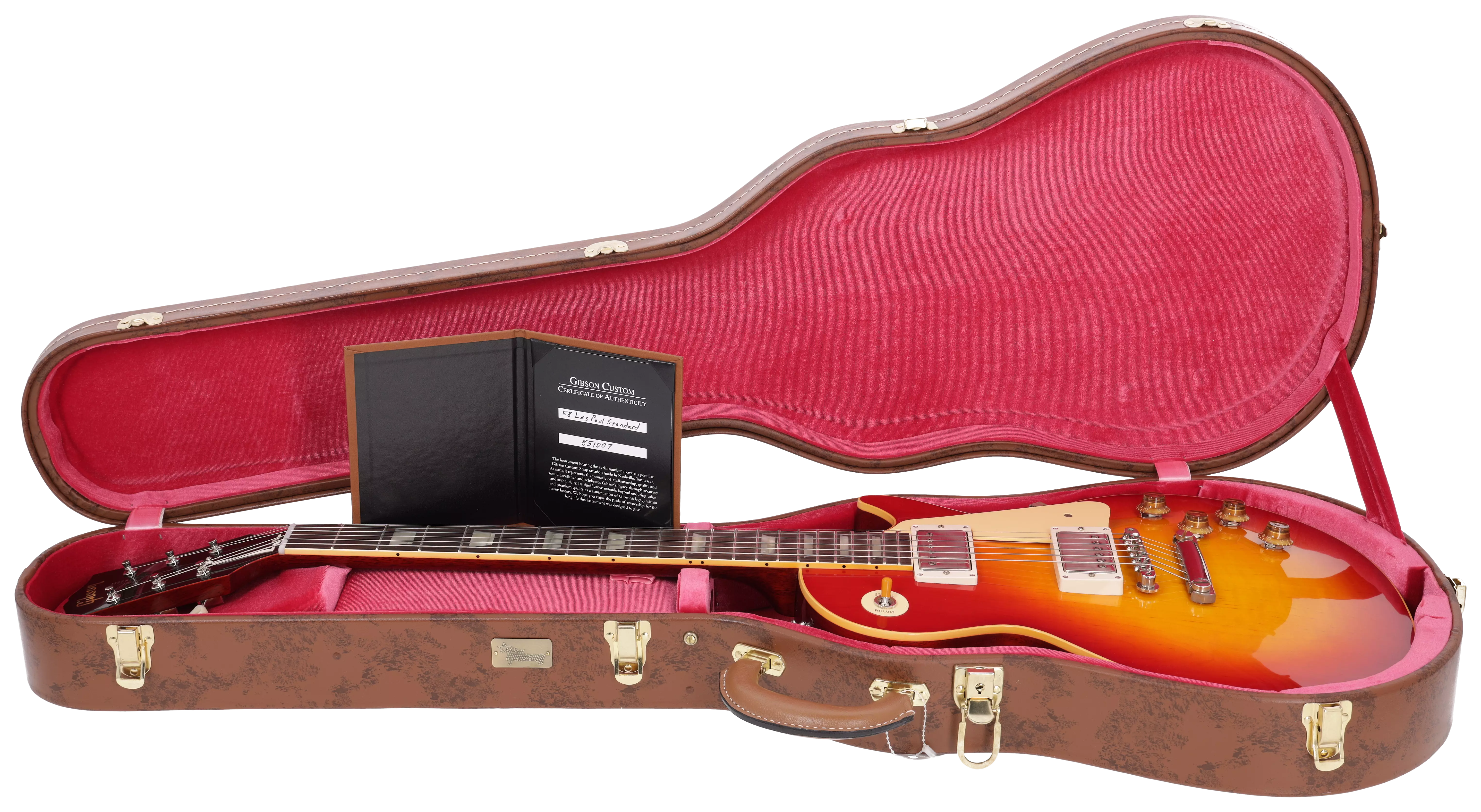 Gibson 1958 Les Paul Standard Reissue VOS Washed Cherry Sunburst #3 17