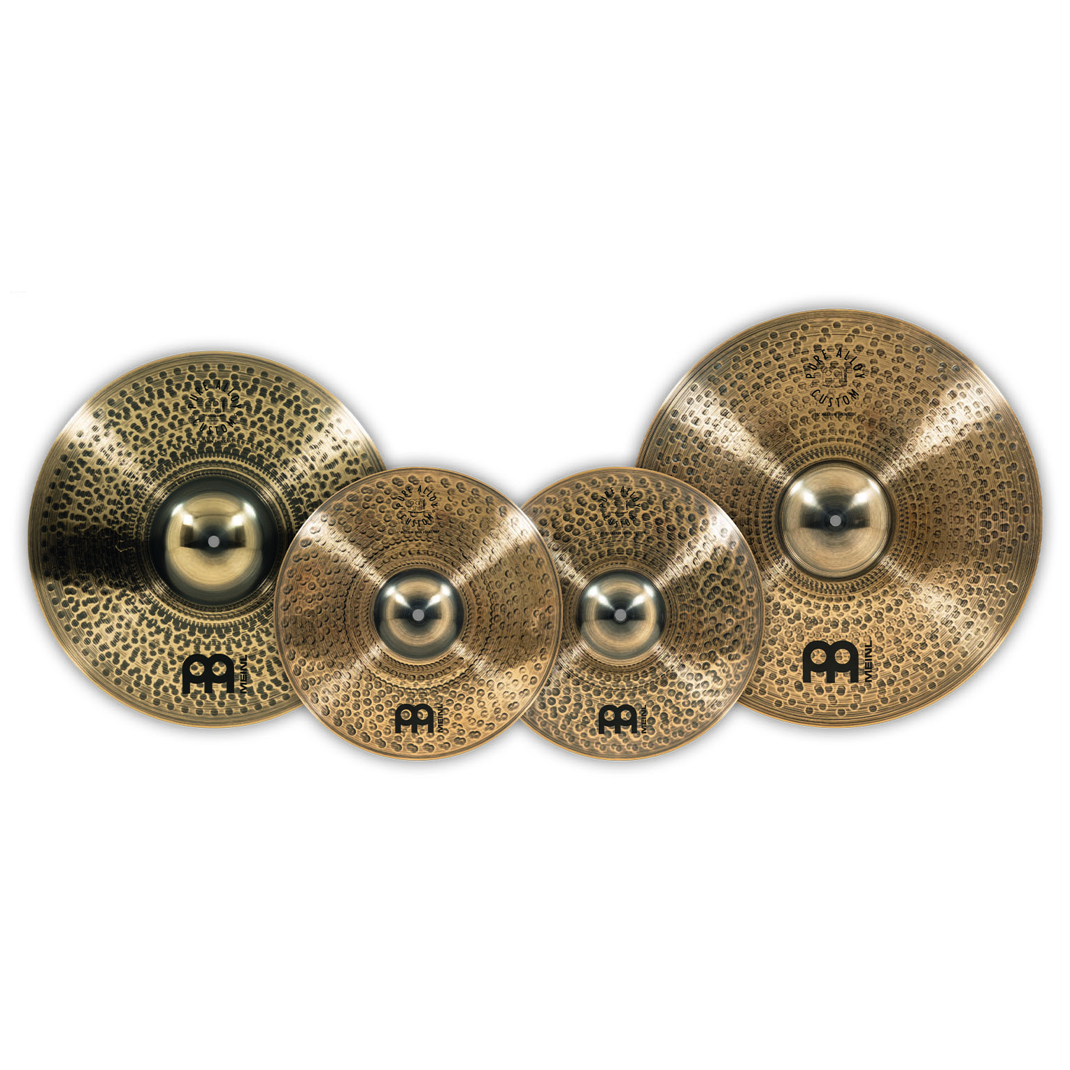 Meinl Cymbals - Meinl Cymbals PAC141820 14 18 20 Pure Alloy Cymbal Set - 1