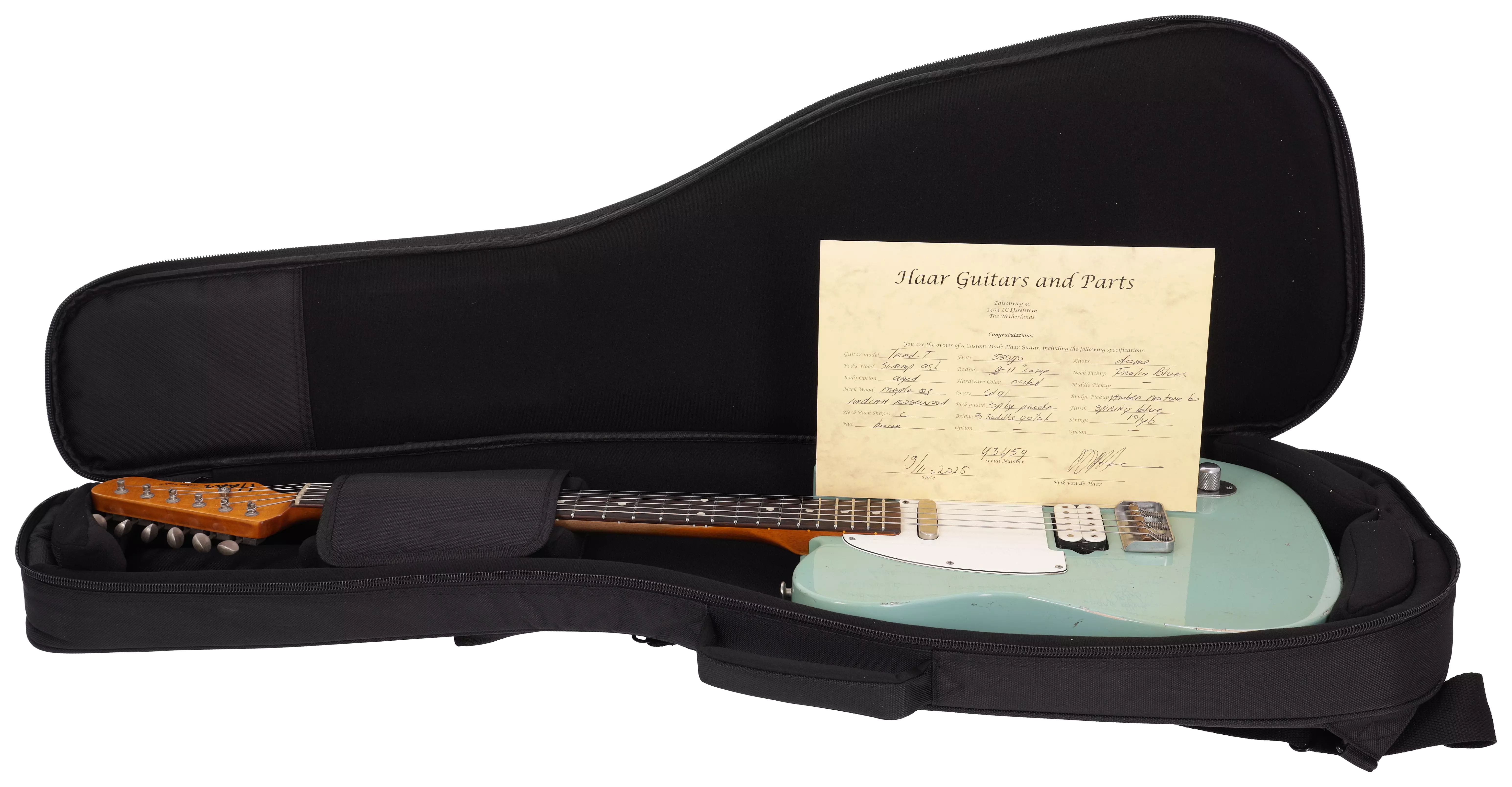 Haar Traditional T Aged Swamp Ash RW HS SB# 17