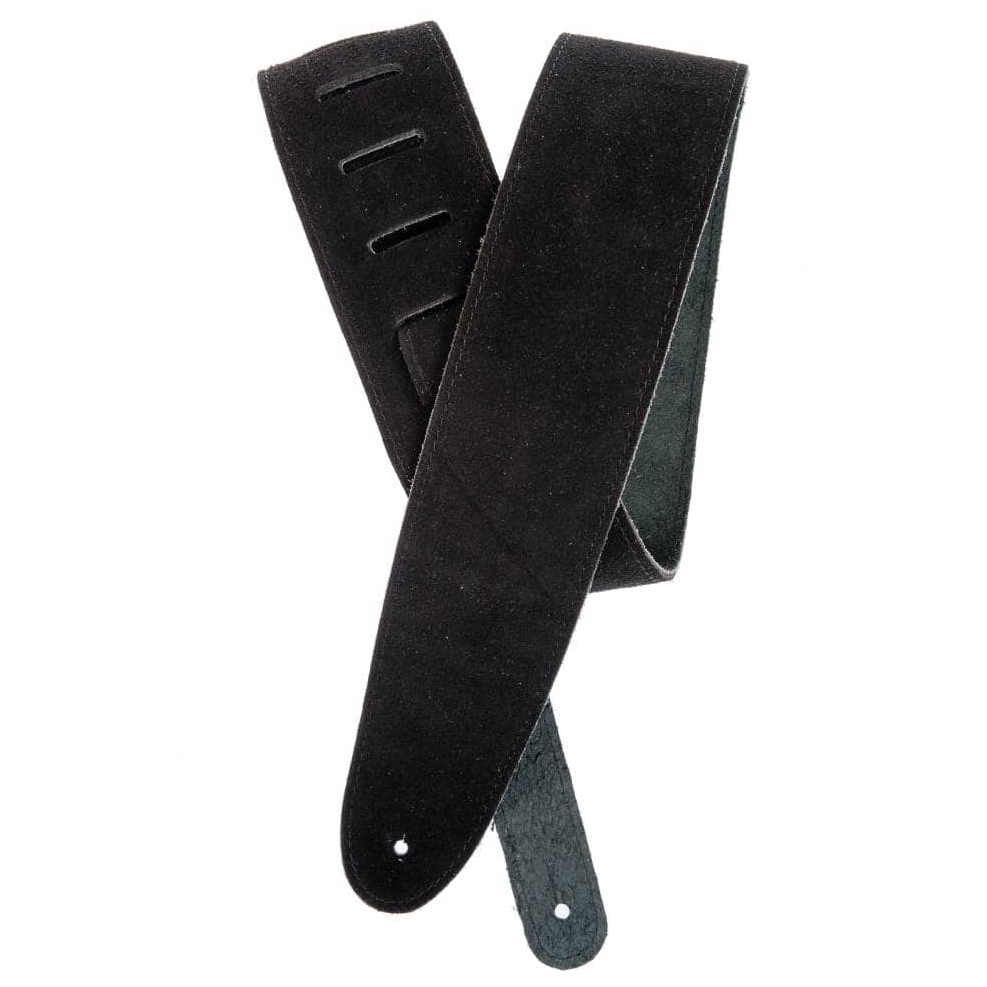 D’Addario - D’Addario Gitarrengurt - Wildleder, Black