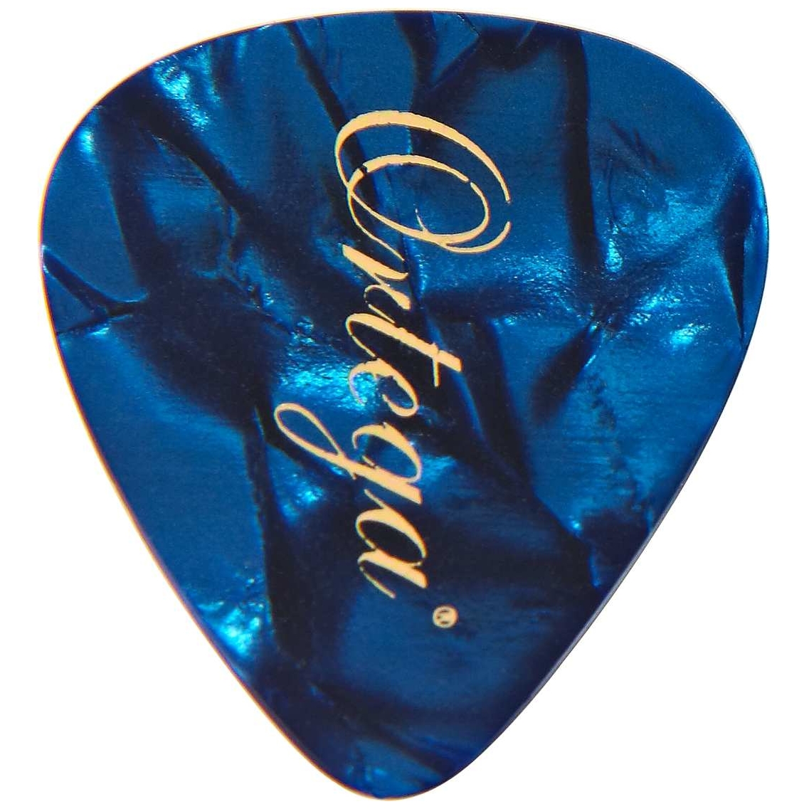 Ortega - Ortega OGP-BP-H10 Plektren Blue Pearl Heavy 10 Stück