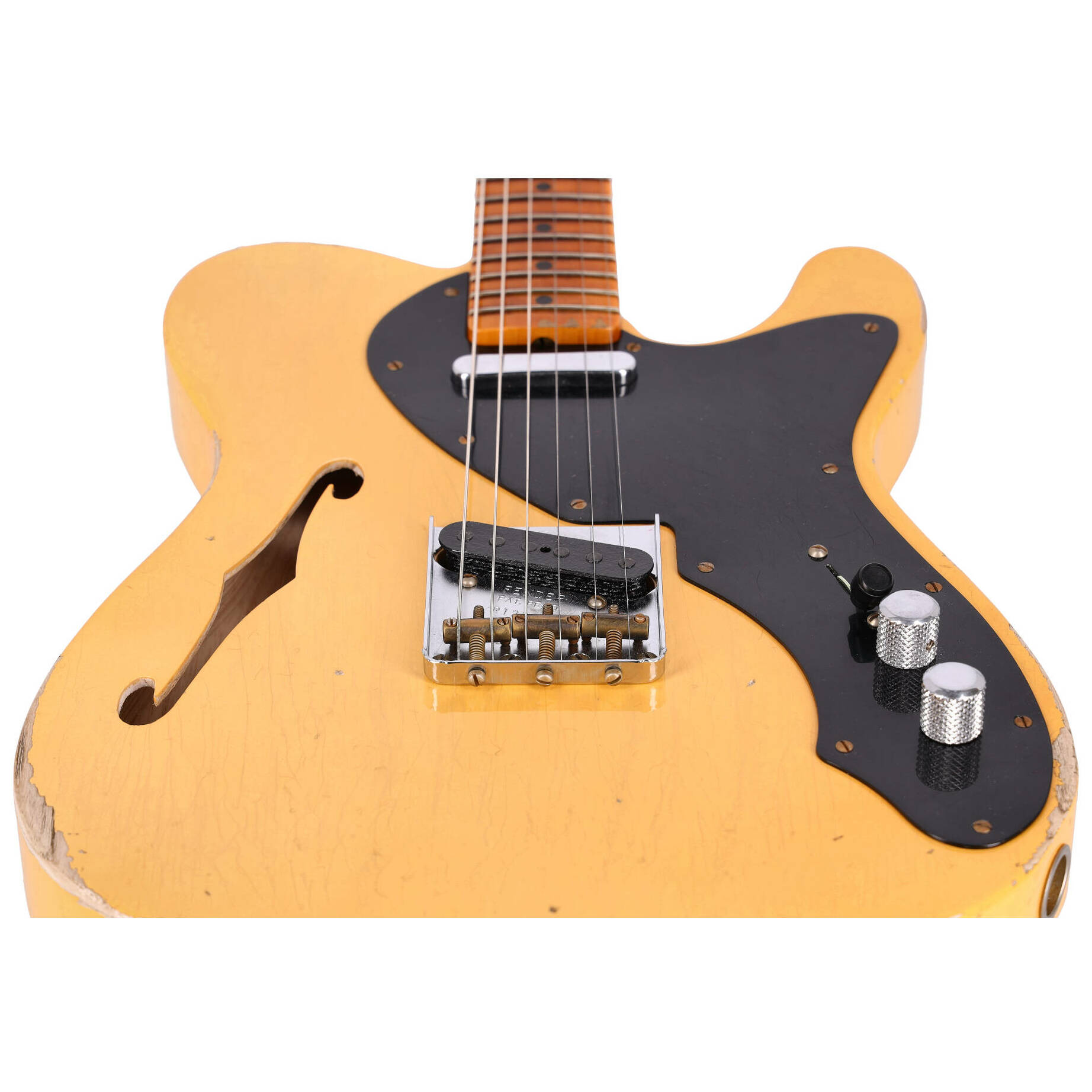 Fender Custom Shop Blackguard Telecaster Thinline Relic ANBL 4