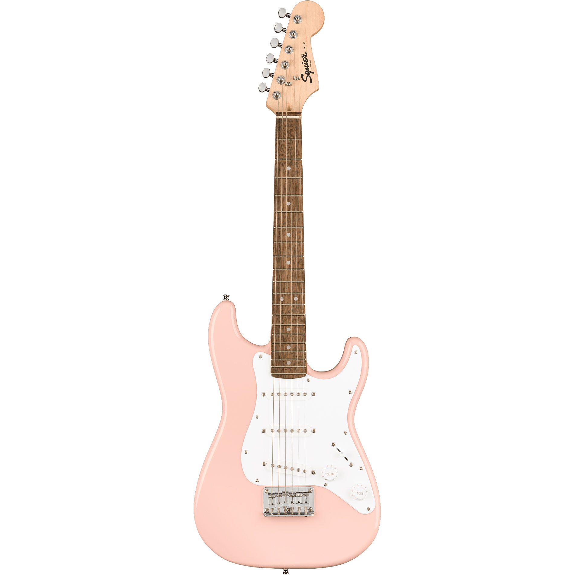 Squier by Fender Mini Stratocaster Shell Pink