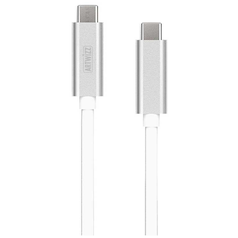 Artwizz USB-C auf USB-C HighSpeed Kabel Male 1m Silber
