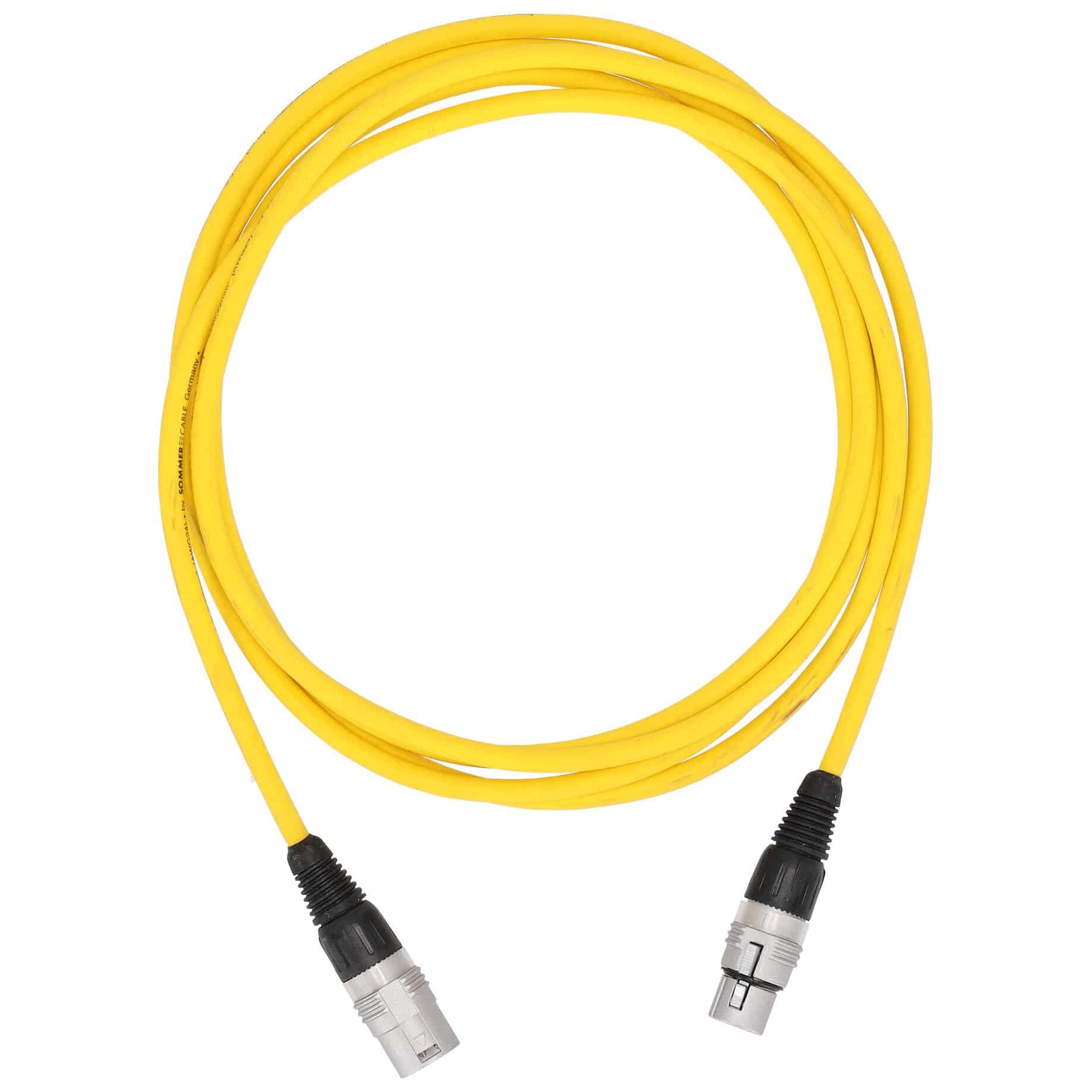 Sommer Cable SGHN-0300- GE Stage 22 Highflex XLR Male - XLR Female 3 Meters Yellow