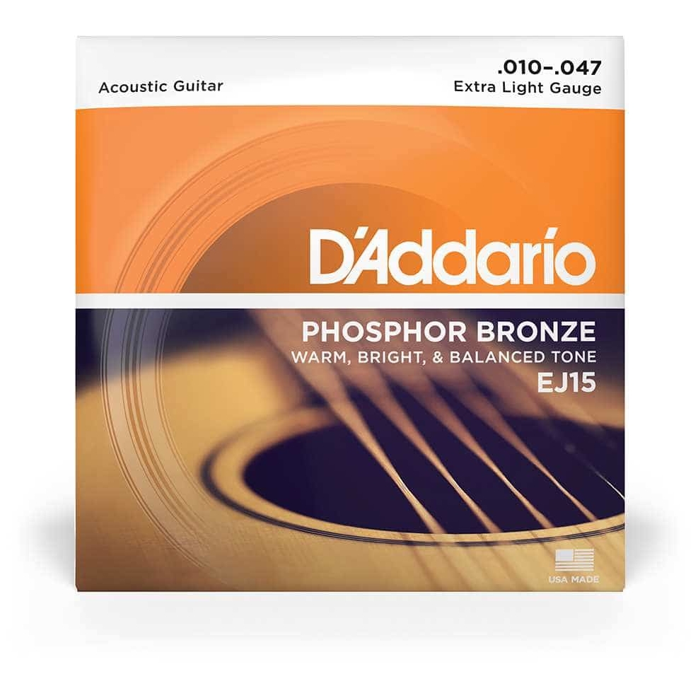 D’Addario EJ15 - Acoustic Phosphor Bronze | 010-047