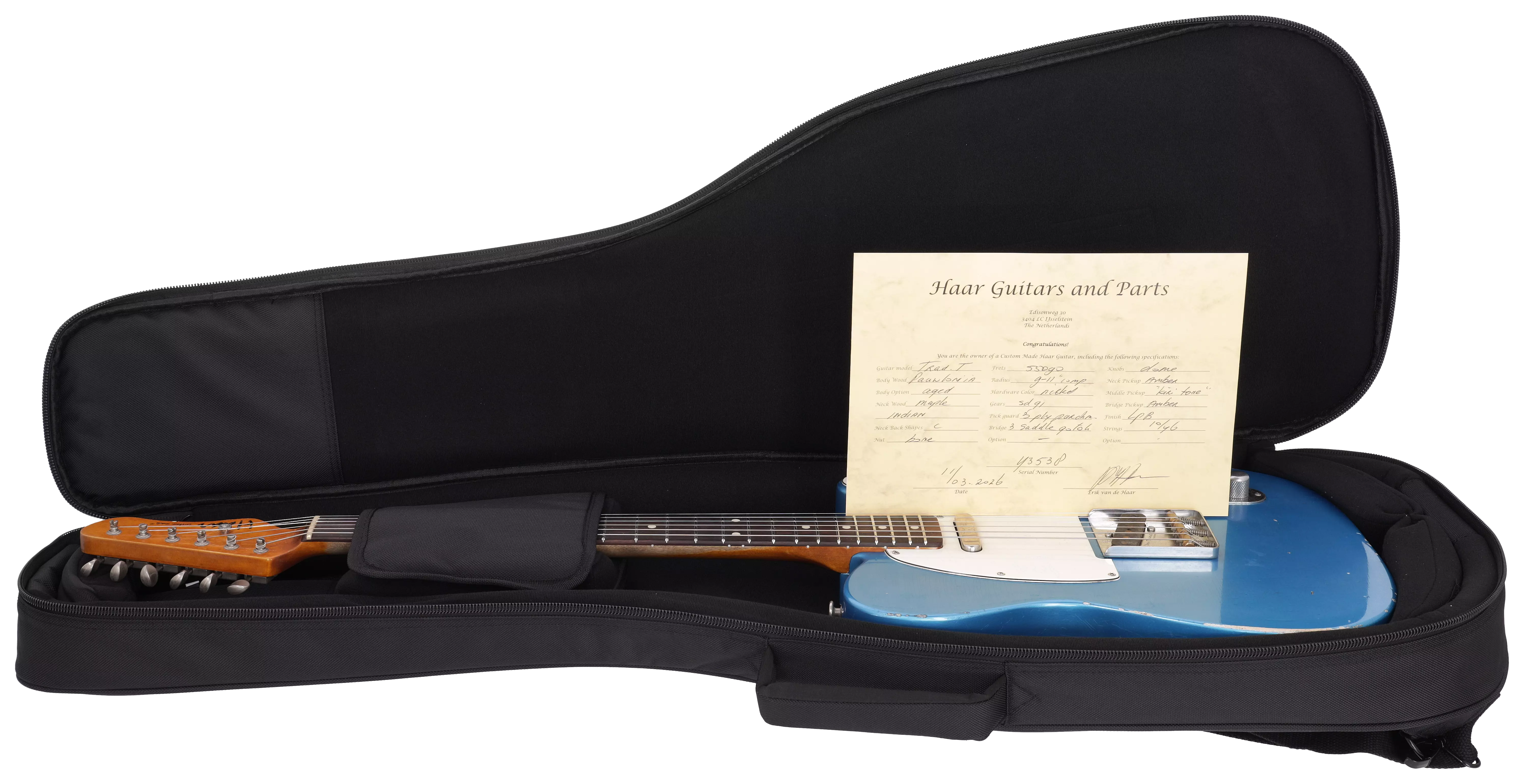 Haar Traditional T Heavy Aged Paulownia RW LPB # 17