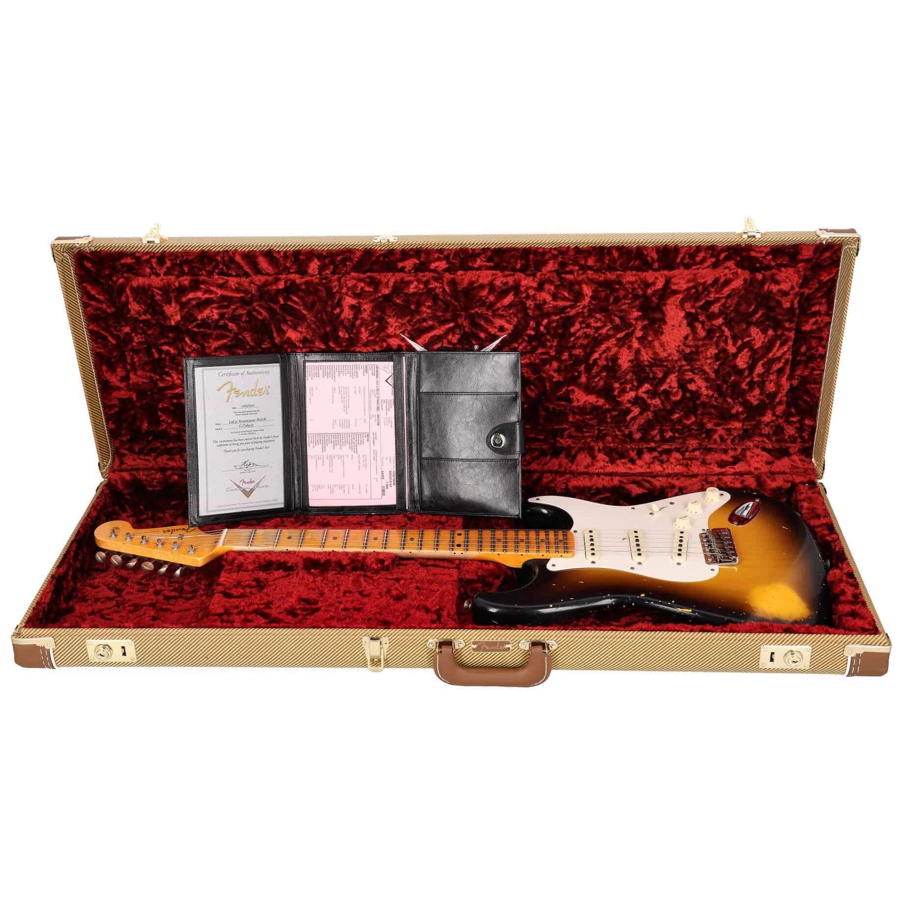 Fender LTD Custom Shop 57 Stratocaster Relic Wide-Fade 2-Color Sunburst 10