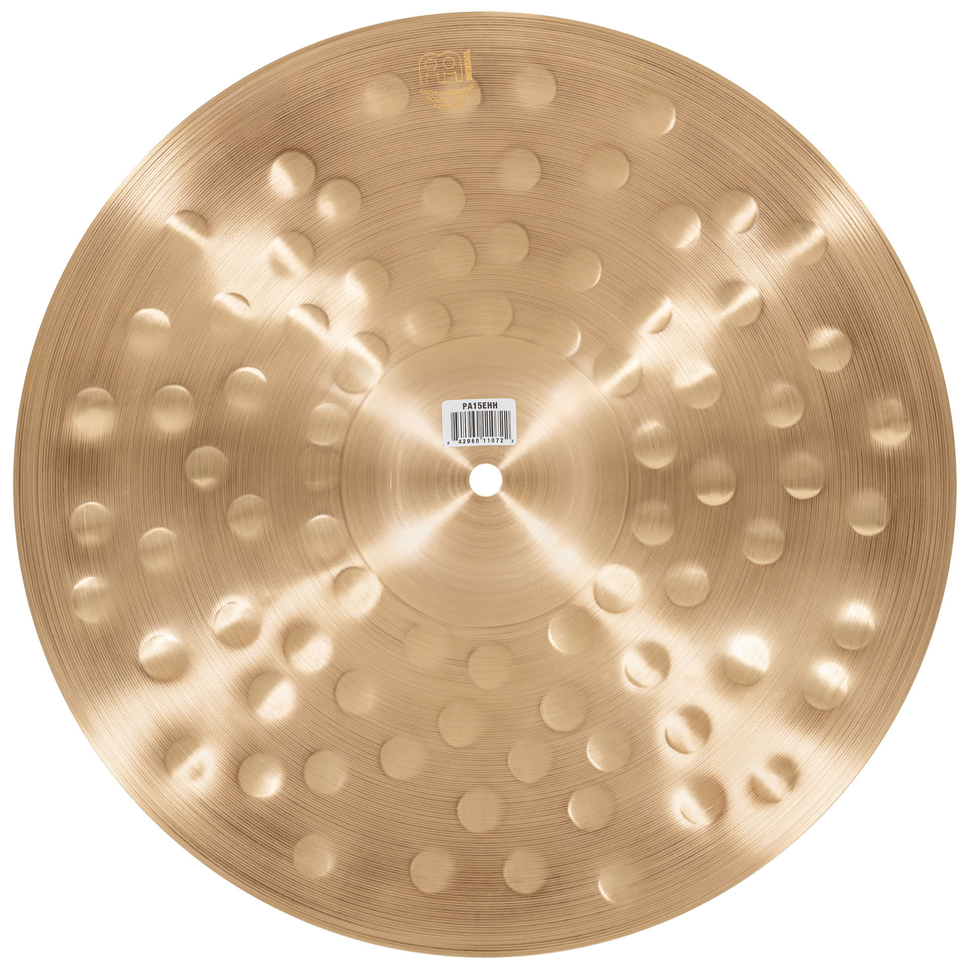 Meinl Cymbals PA15EHH - 15" Pure Alloy Extra Hammered Hihat 11
