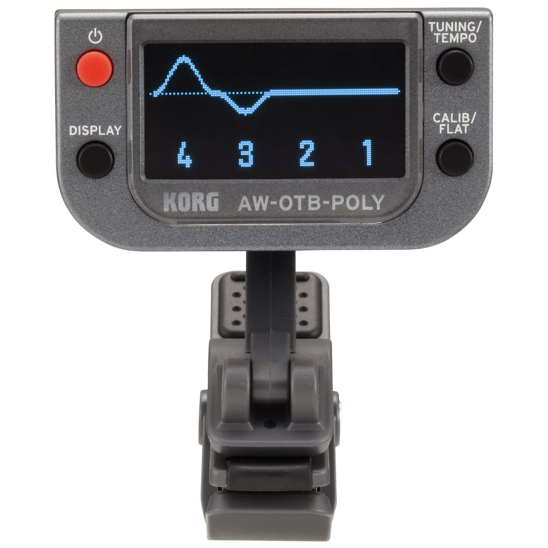 Korg - Korg AW-OTB Poly OLED Clip-On Tuner Bass