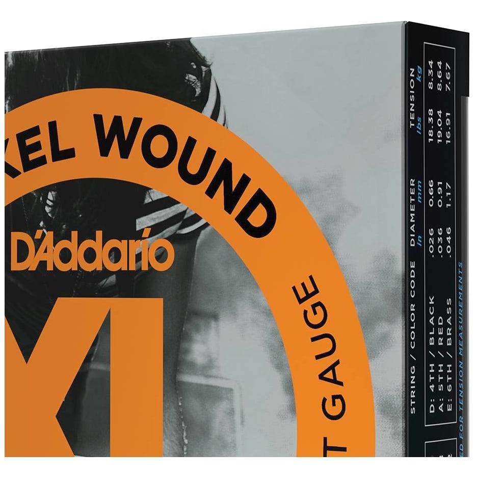 D’Addario EXL110-3D - XL Electric Nickel Wound 3er Pack | 010-046
