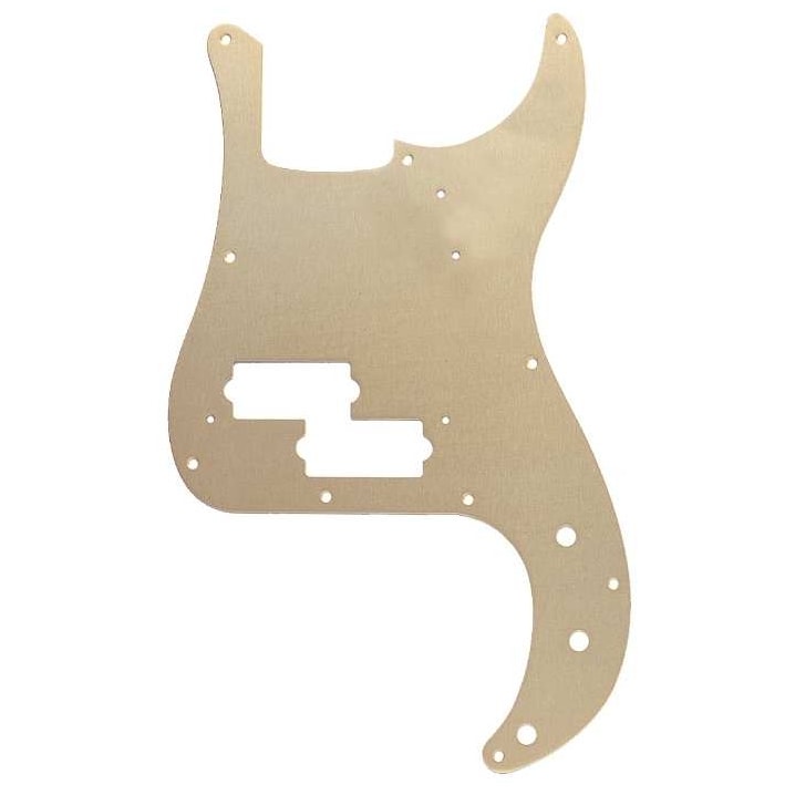 Fender - Fender Pickguard 57 Precision Bass 1-Ply Gold Anodized