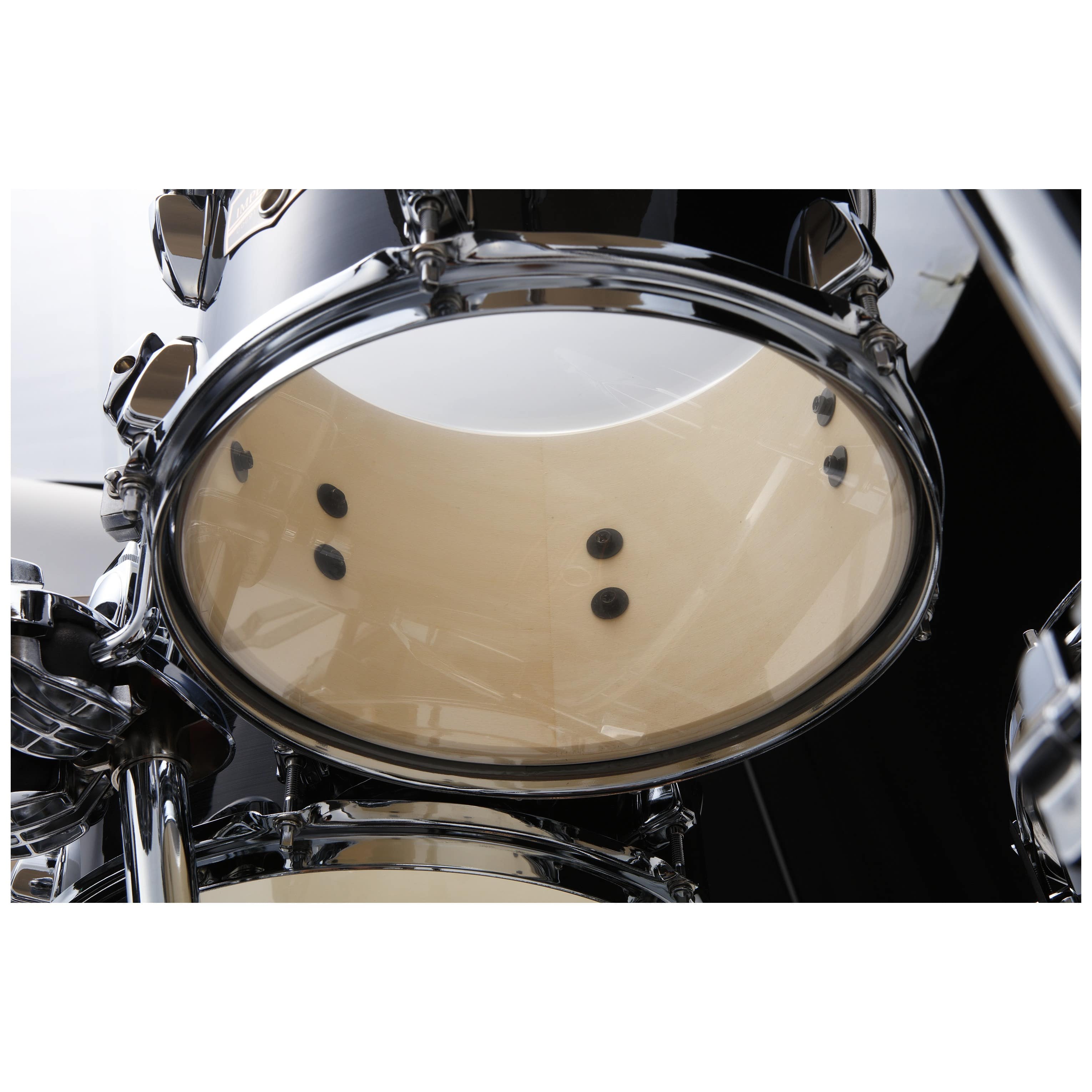 Tama IP52H6W-HBK Imperialstar Drumset 5 pcs. - Hairline Black / Chrom HW + MEINL Cymbals HCS Bronze 2