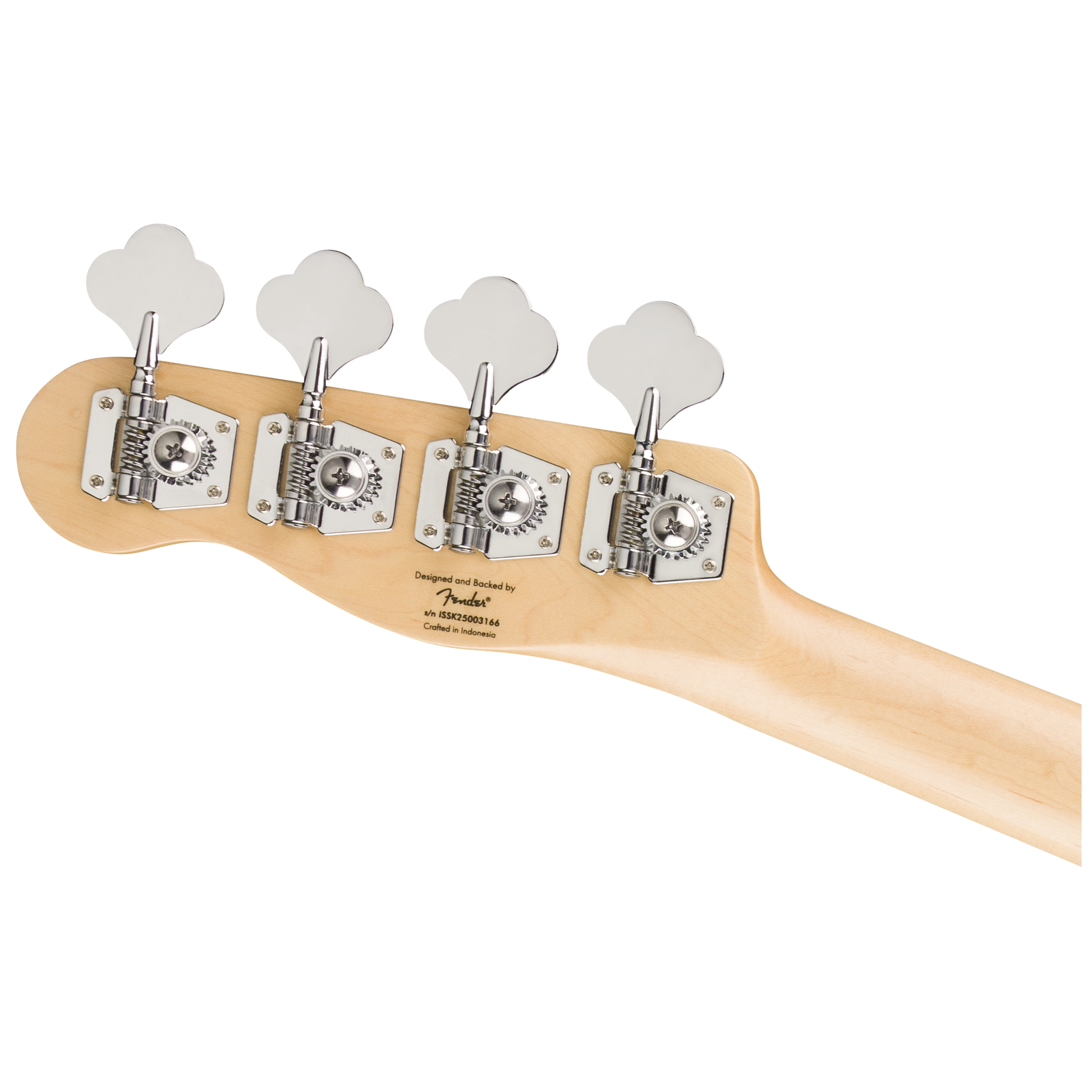 Squier by Fender Paranormal Precision Bass Thinline SJ MN Parchment PG Vintage White 5